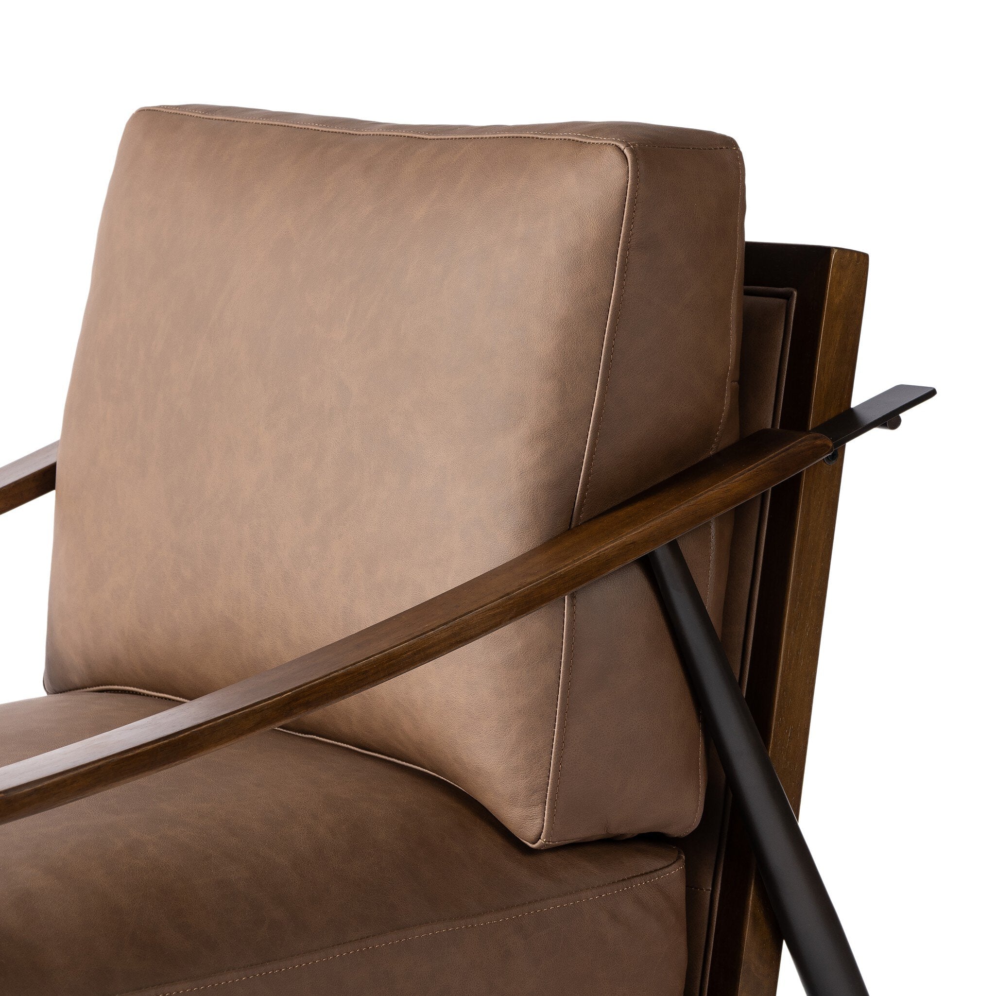 Four Hands Kennedy Chair — Maestro Cigar-Vintage Parawood-Gunmetal