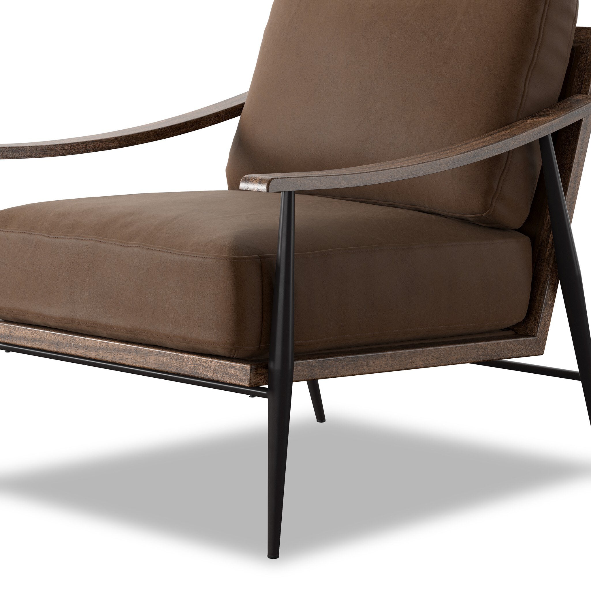 Four Hands Kennedy Chair — Maestro Cigar-Vintage Parawood-Gunmetal