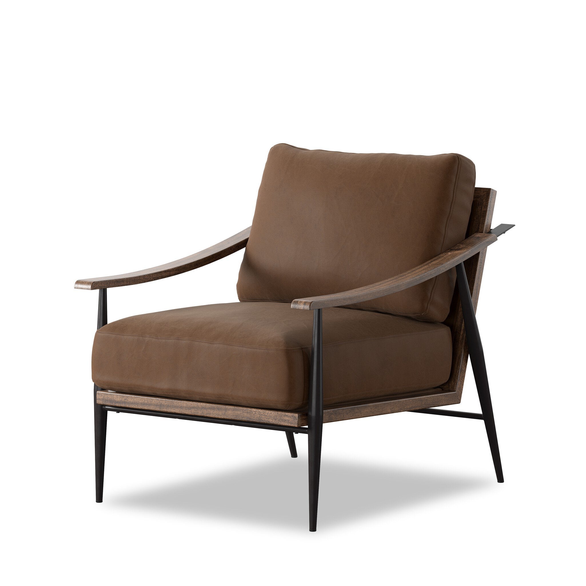 Four Hands Kennedy Chair — Maestro Cigar-Vintage Parawood-Gunmetal