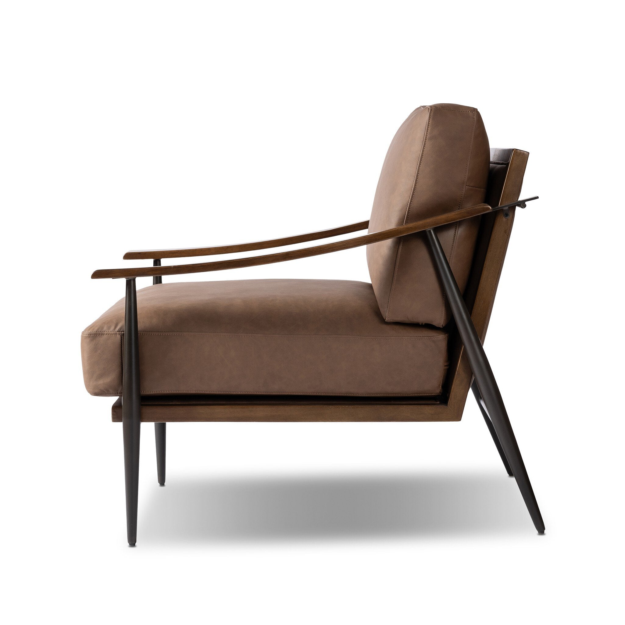 Four Hands Kennedy Chair — Maestro Cigar-Vintage Parawood-Gunmetal