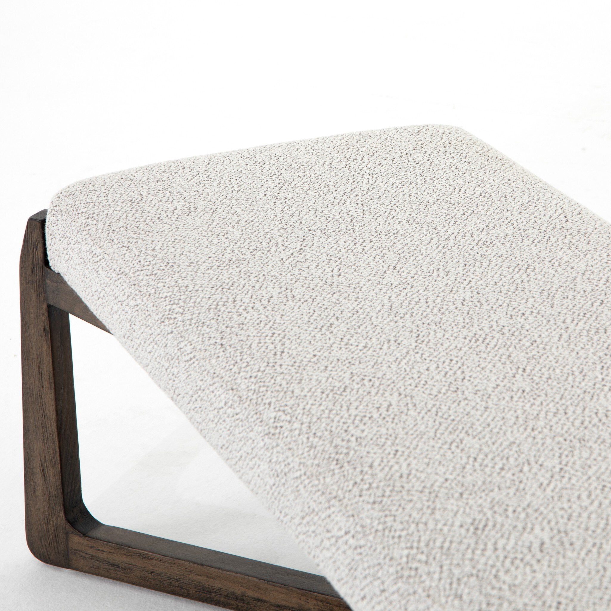 Four Hands Roscoe Bench — Brunswick Pebble-Vintage Sienna