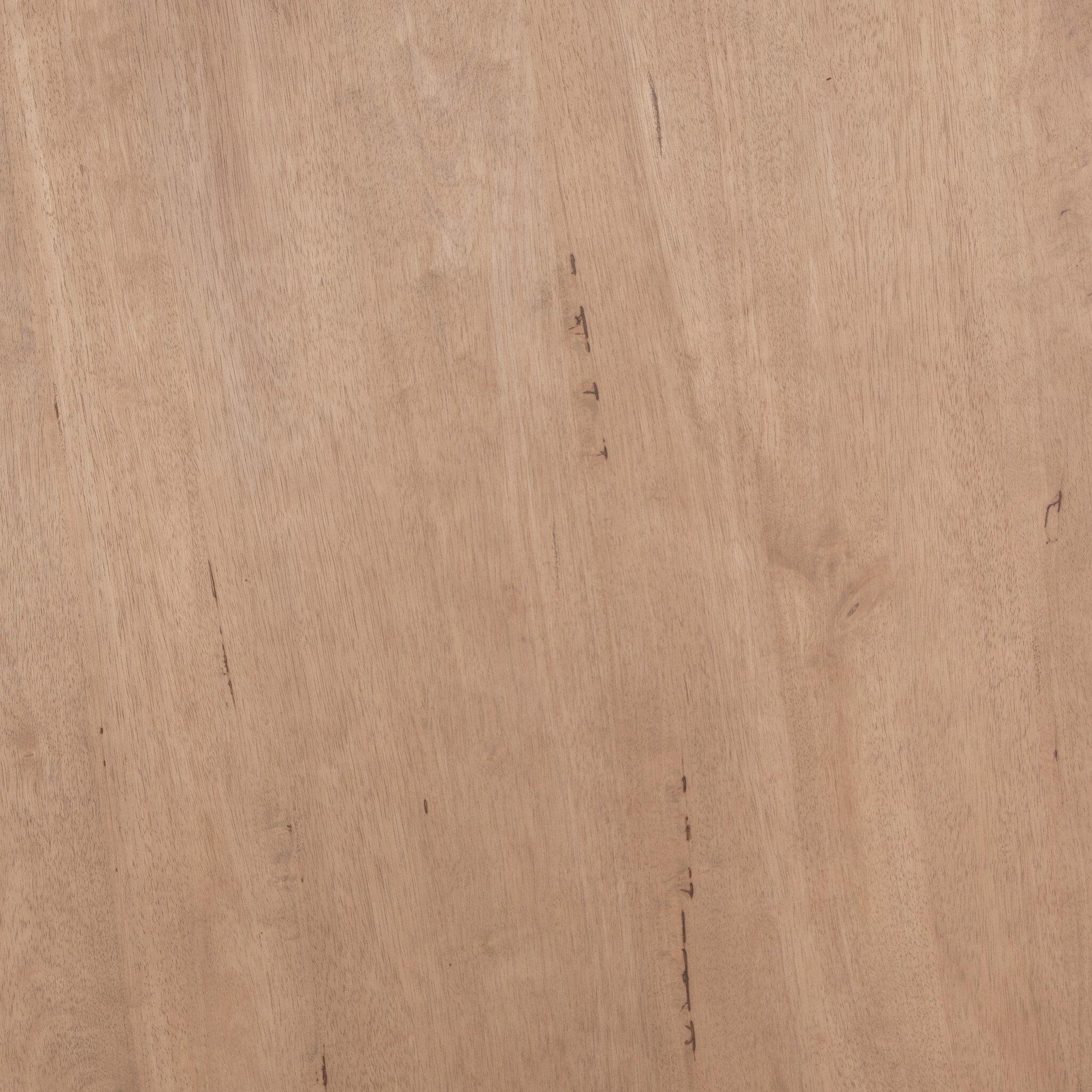 Four Hands Bronx Dining Table — Light Brushed Parawood-Dark Brown