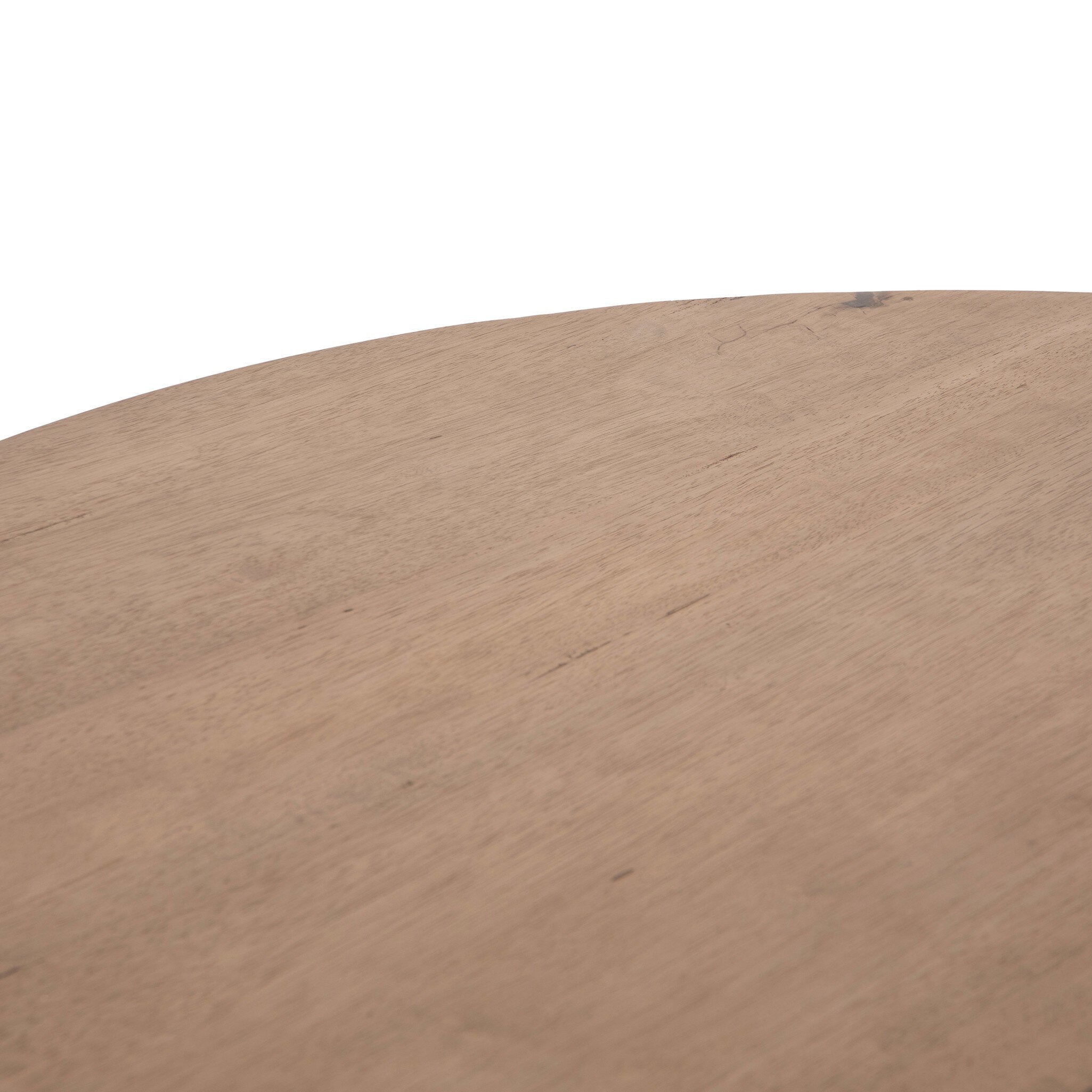 Four Hands Bronx Dining Table — Light Brushed Parawood-Dark Brown