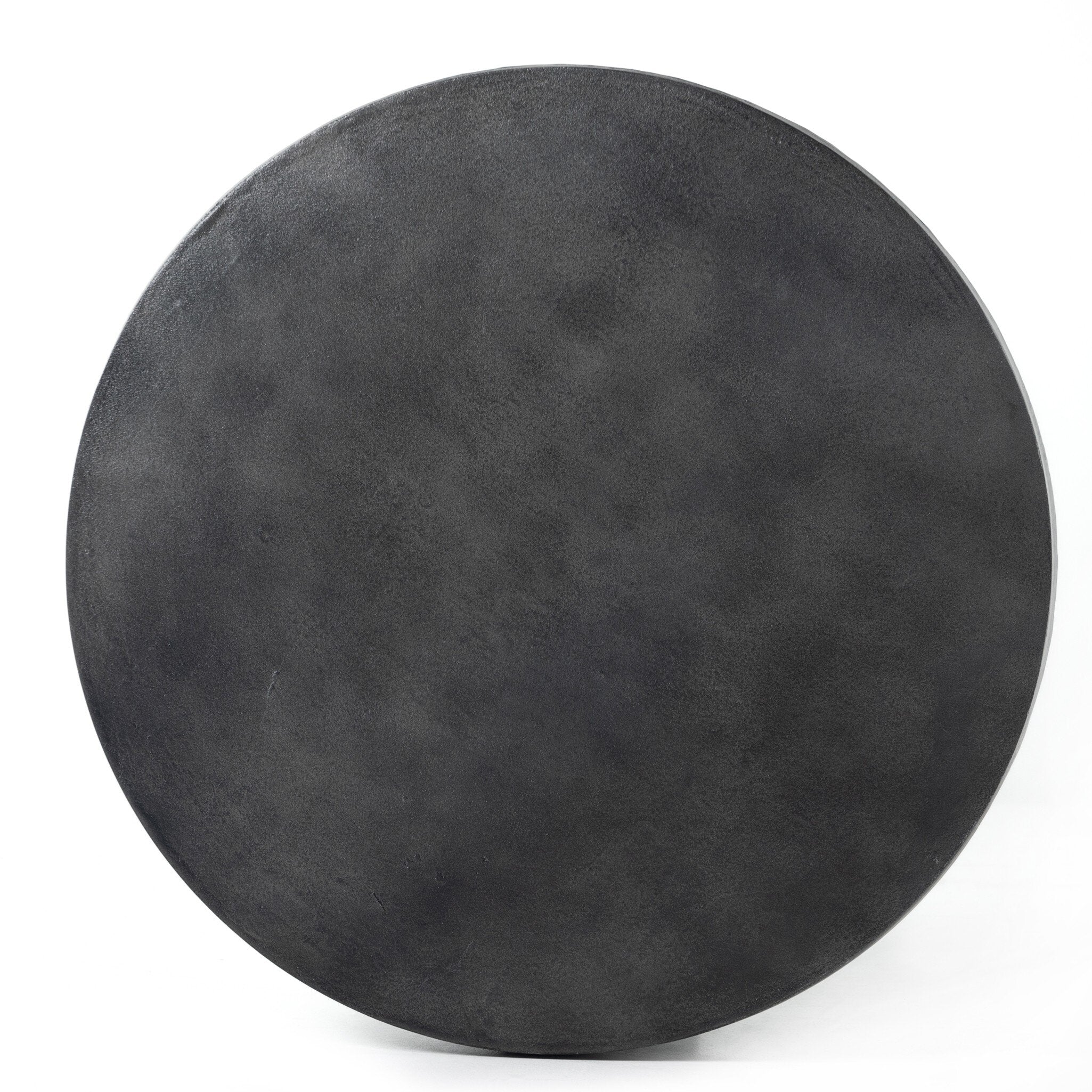 Four Hands Basil Outdoor End Table — Aged Grey