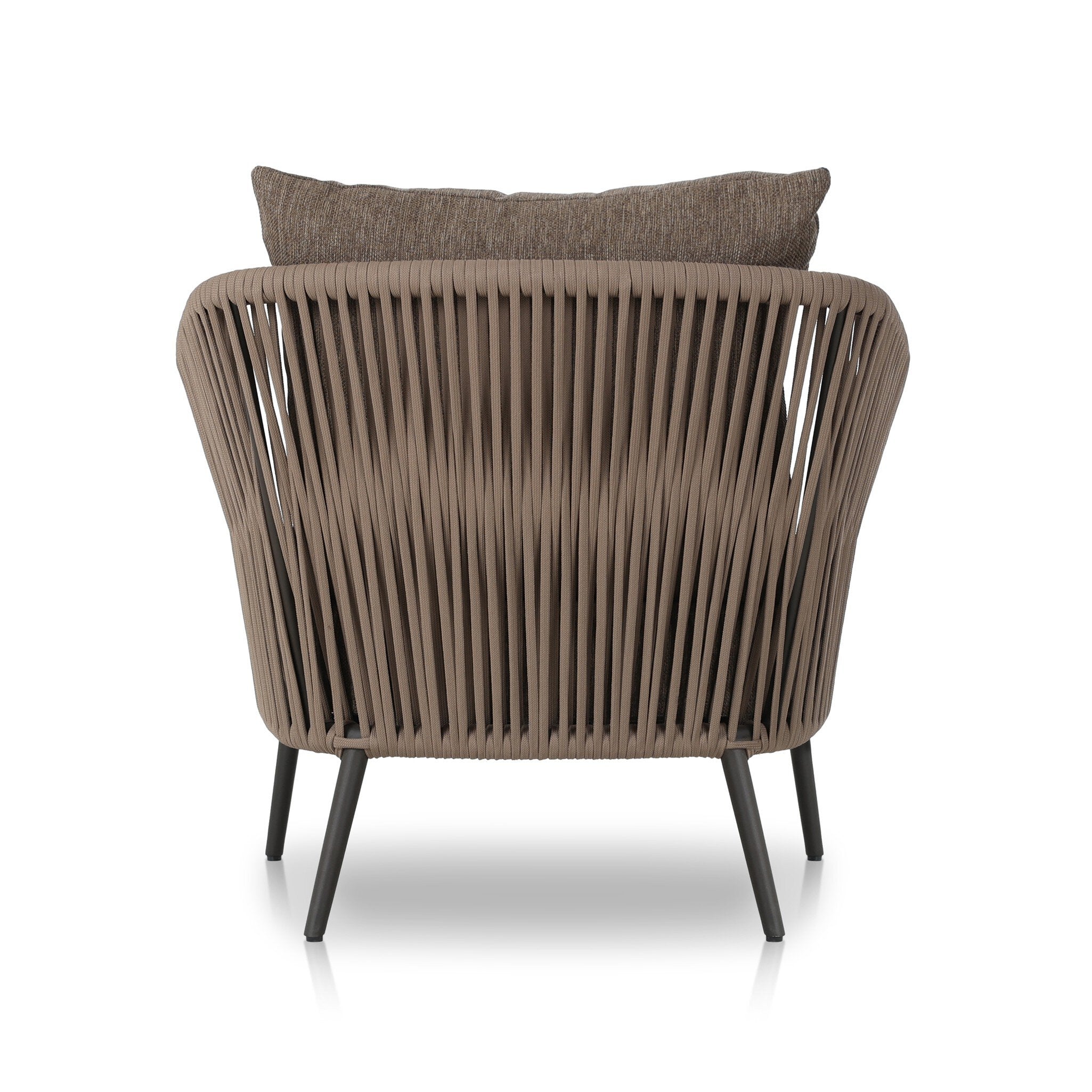 Four Hands Porto Outdoor Chair — Ellor Brown-Bronze-Khaki Rope