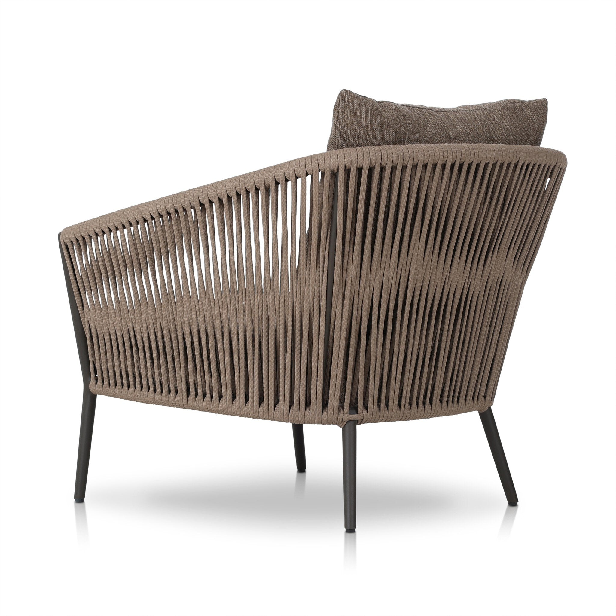 Four Hands Porto Outdoor Chair — Ellor Brown-Bronze-Khaki Rope