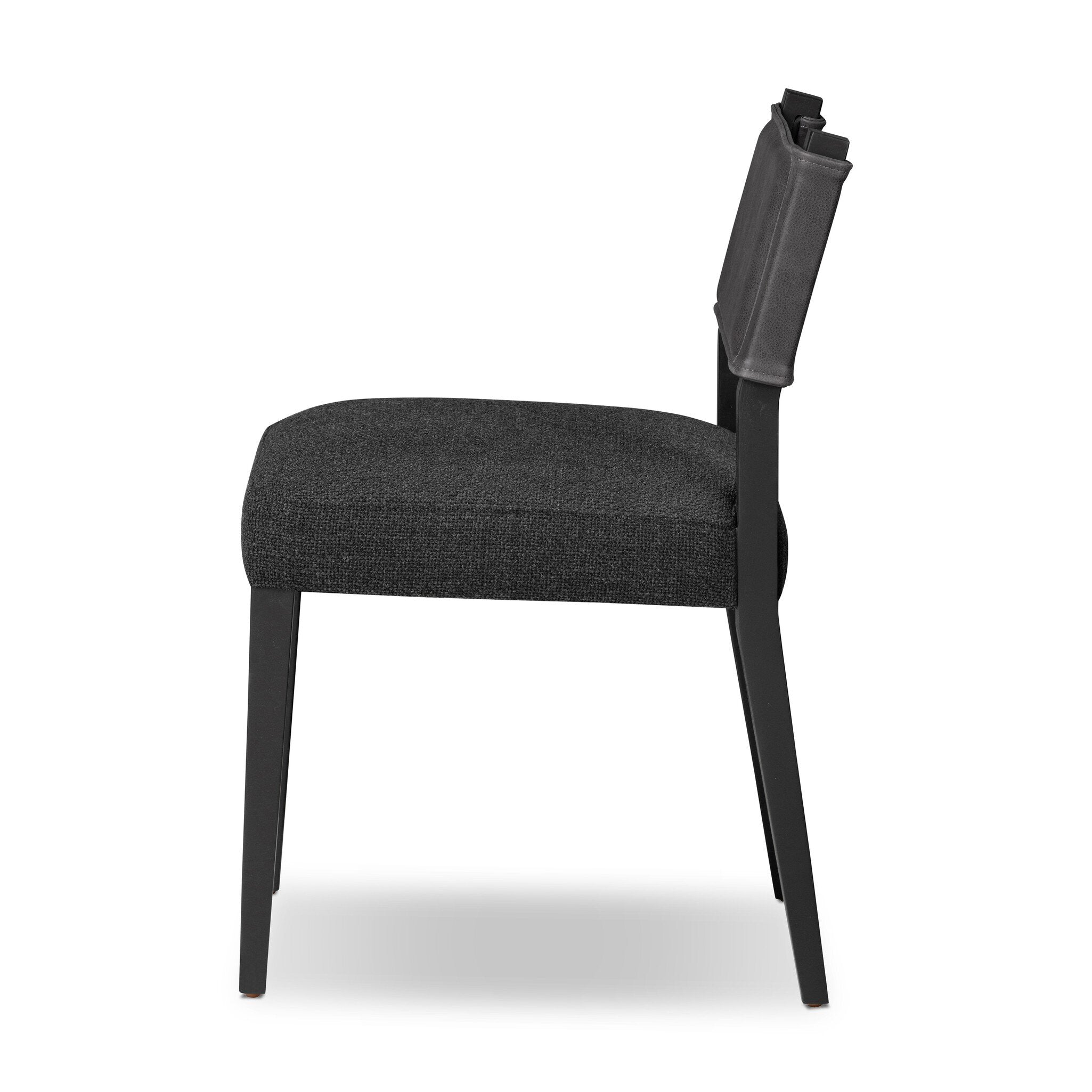 Four Hands Ferris Dining Chair — Palermo Black-Gibson Black-Black Ash