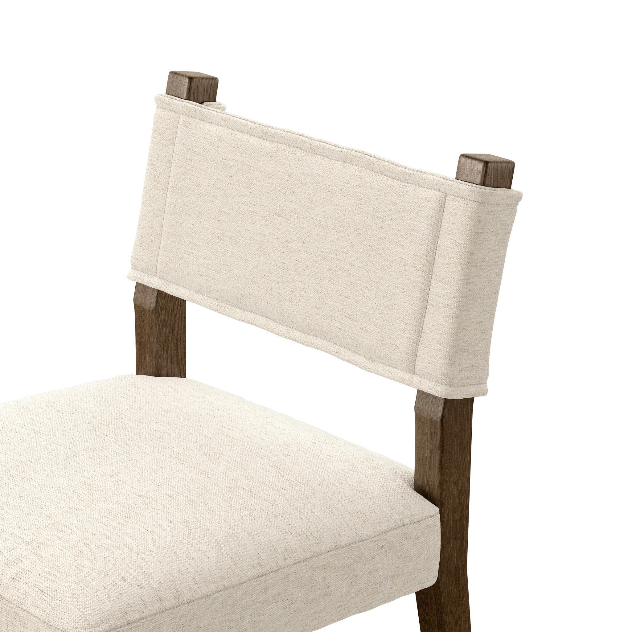 Four Hands Ferris Dining Chair — Crypton Nomad Snow-Amber Ash