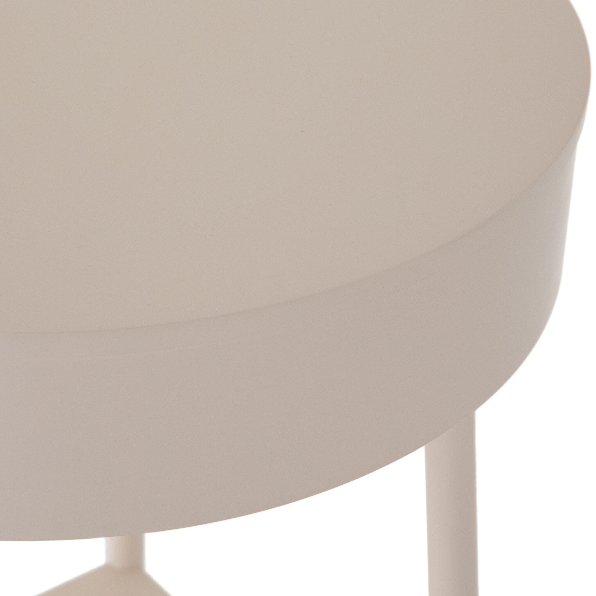 Four Hands Van Nightstand — Matte Alabaster-Golden Brass