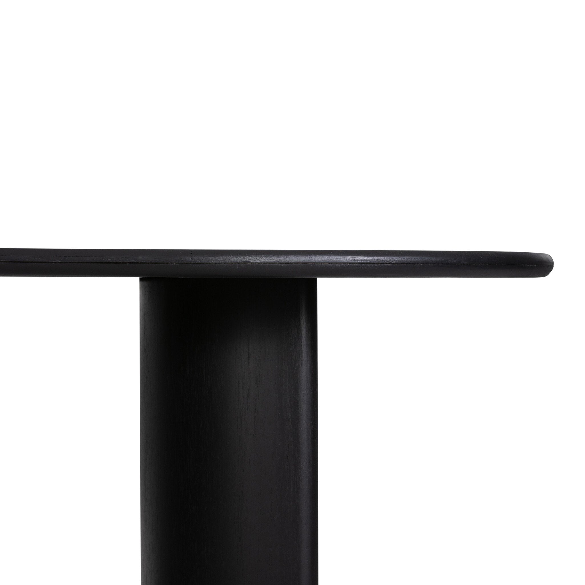 Four Hands Paden Dining Table — Aged Black Acacia-Aged Black Acacia Solid