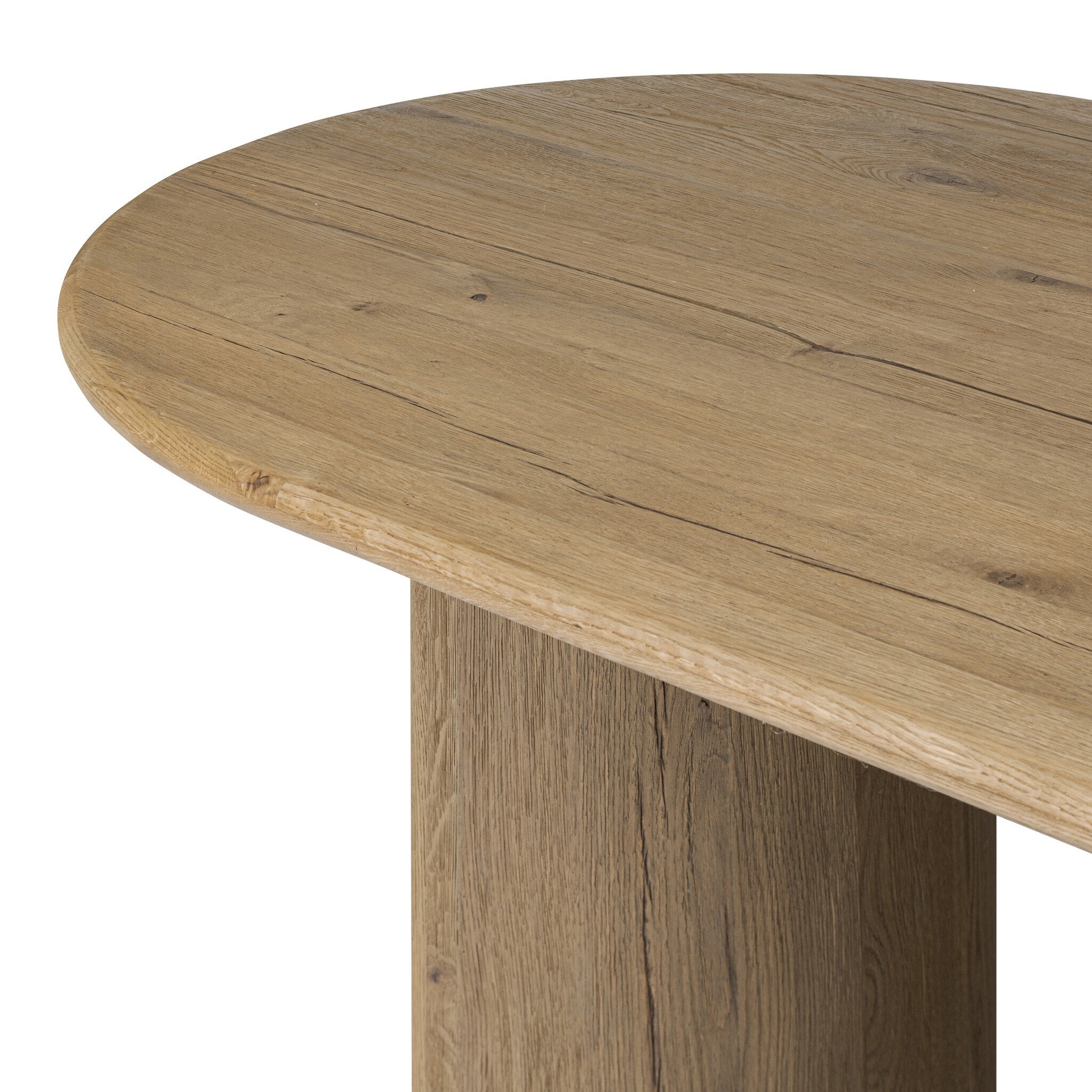 Four Hands Paden Dining Table — Worn Oak-Worn Oak Veneer