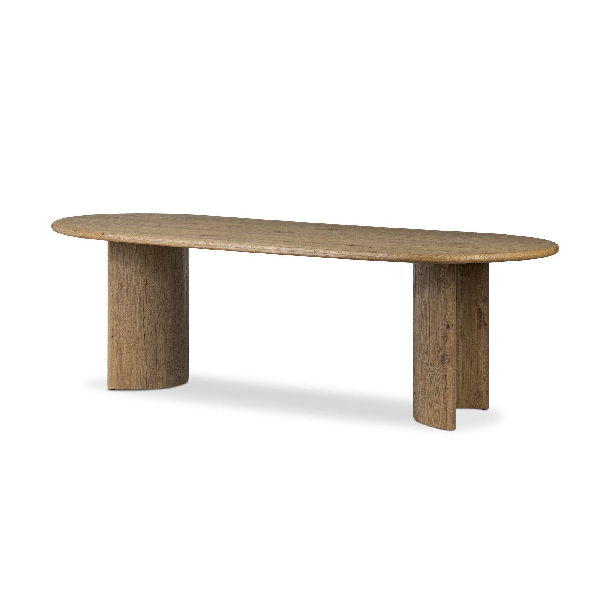 Four Hands Paden Dining Table — Worn Oak-Worn Oak Veneer