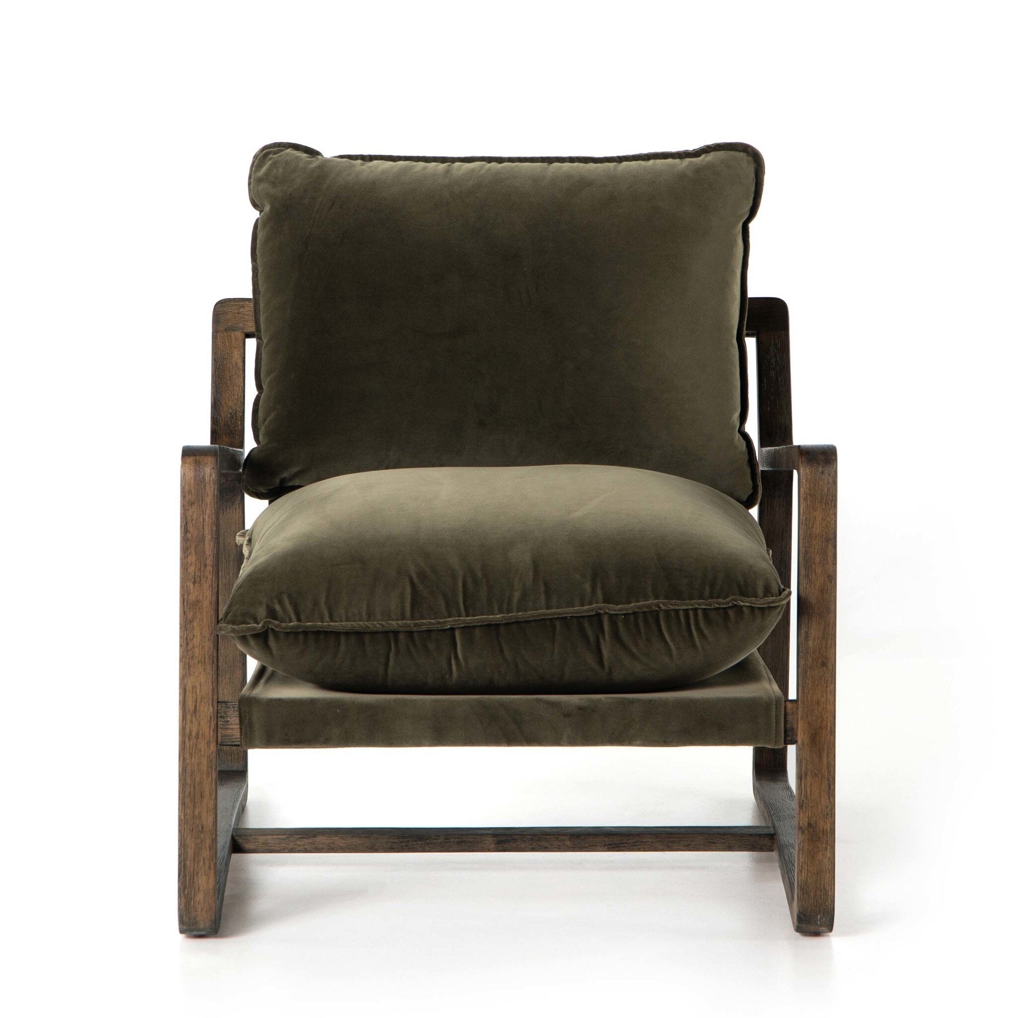 Four Hands Ace Chair — Surrey Olive-Toasted Umber