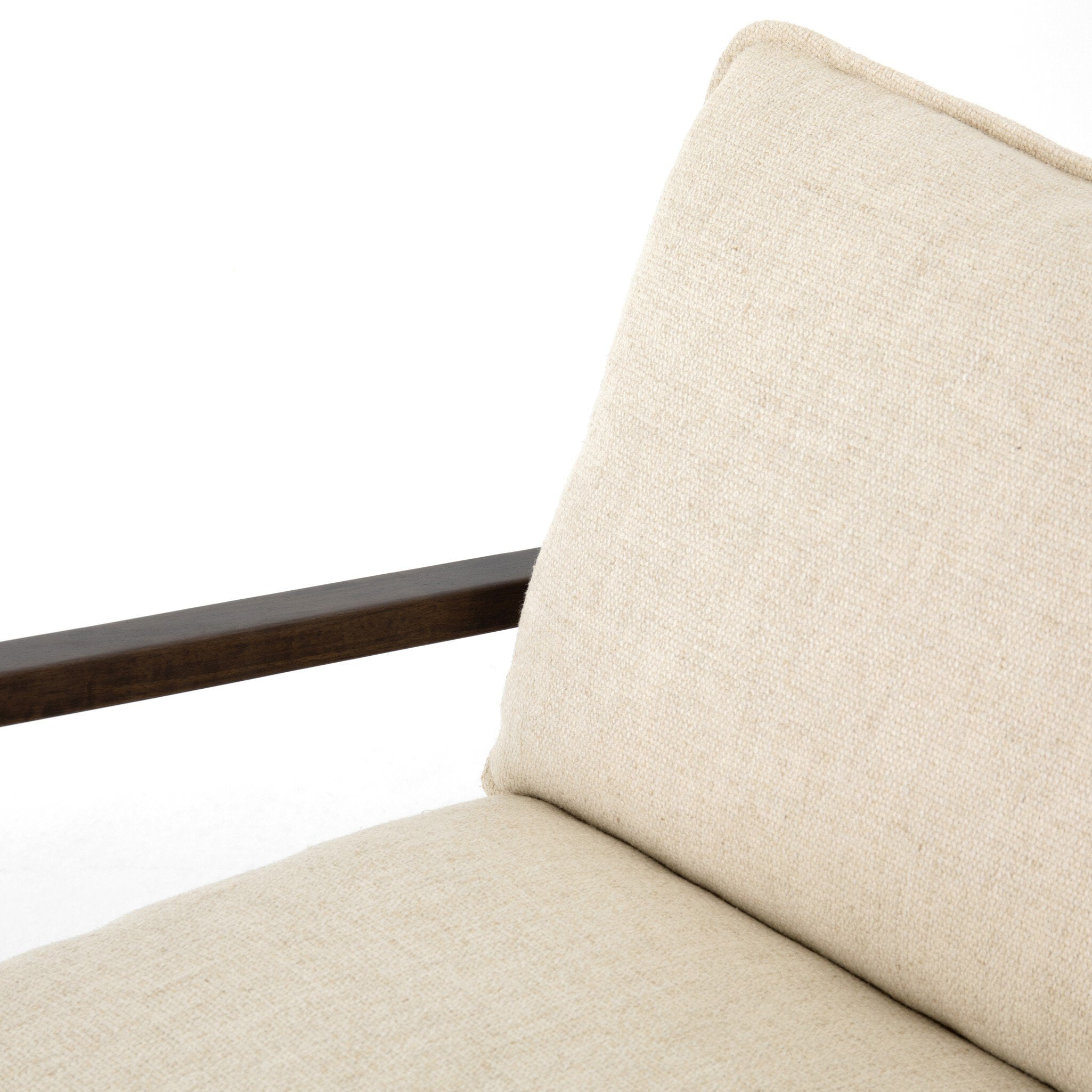 Four Hands Ace Chair — Thames Cream-Burnt Parawood