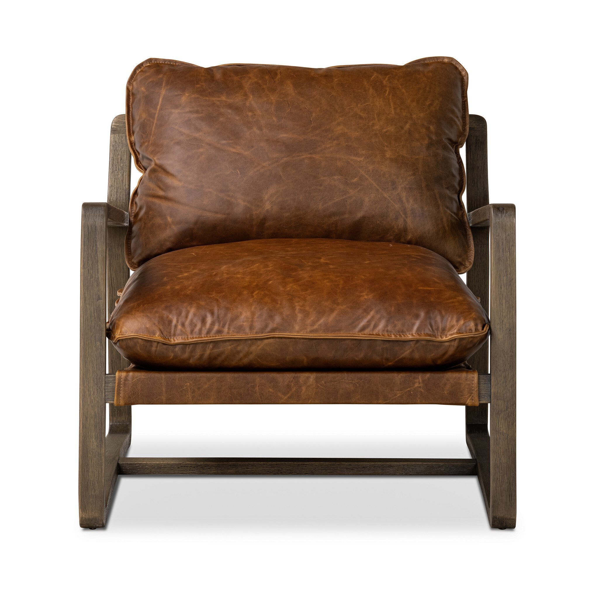 Four Hands Ace Chair — Raleigh Chestnut-Lamont Natural