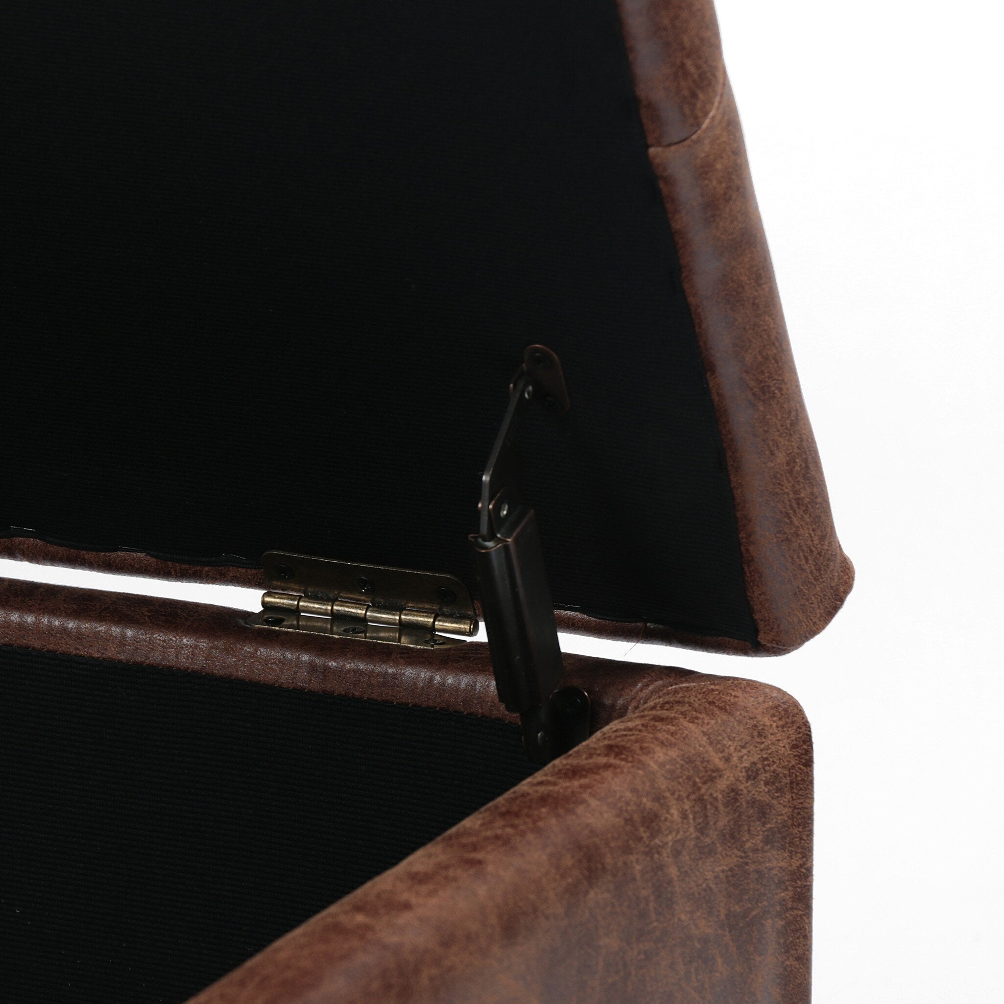Four Hands Jefferson Trunk — Vintage Tobacco-Black