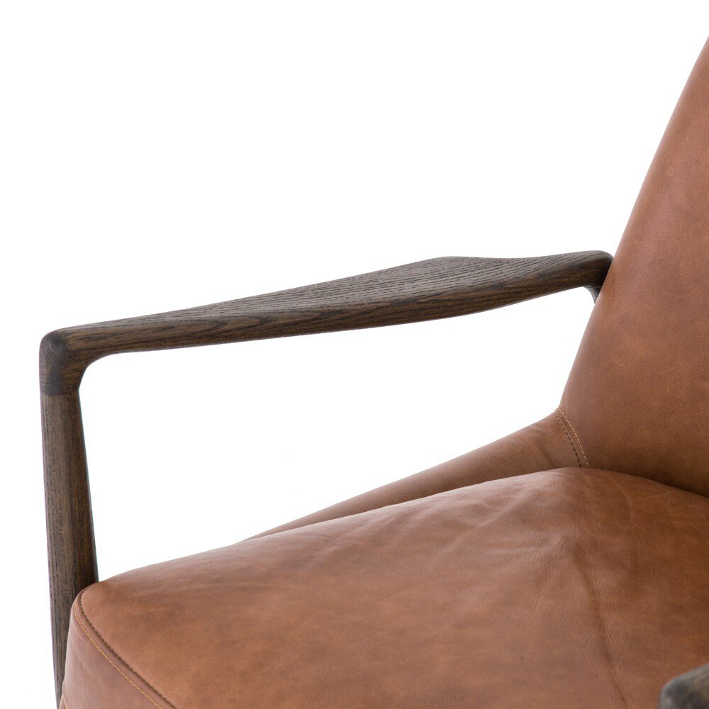 Four Hands Braden Chair — Brandy-Warm Oak