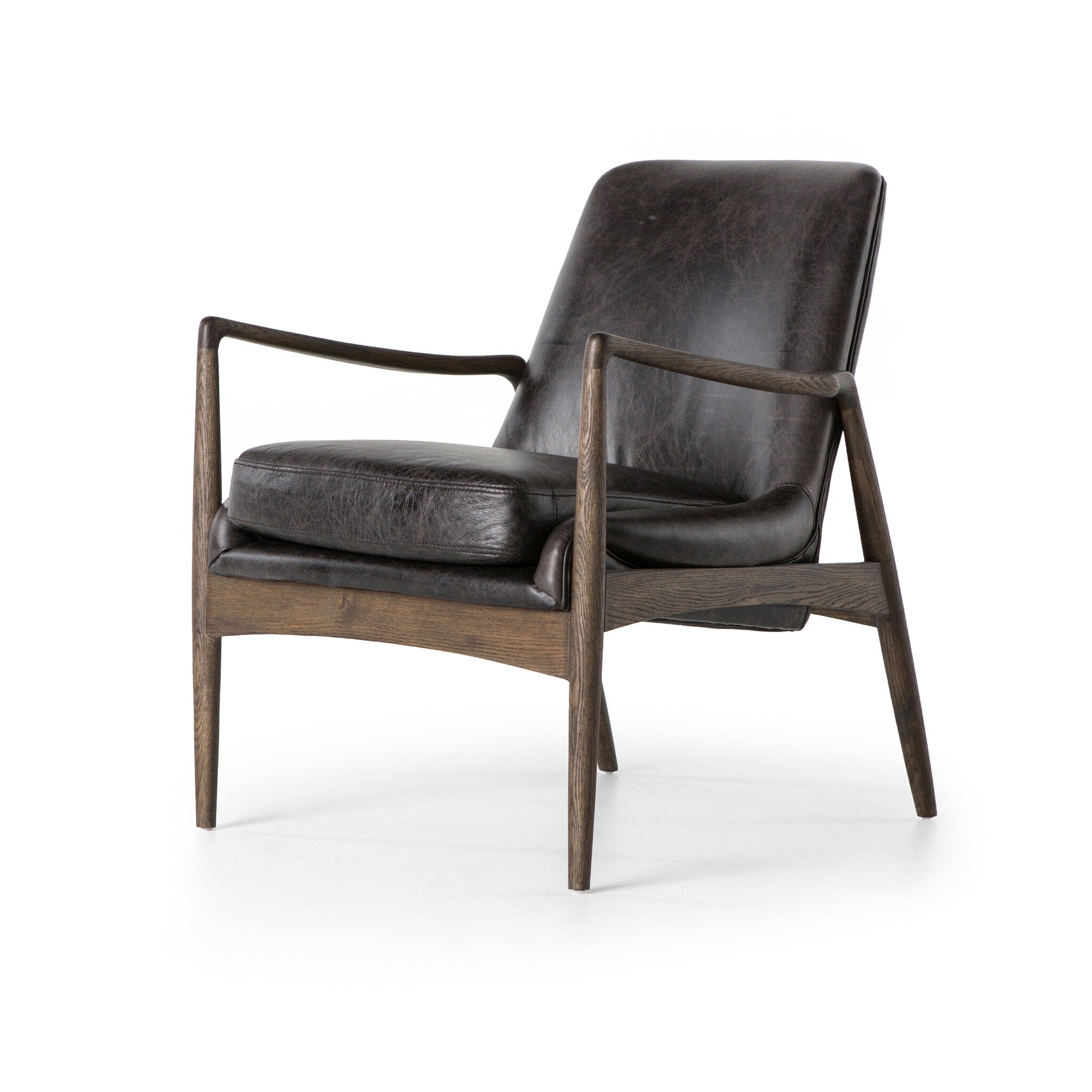 Four Hands Braden Chair — Durango Smoke-Warm Oak