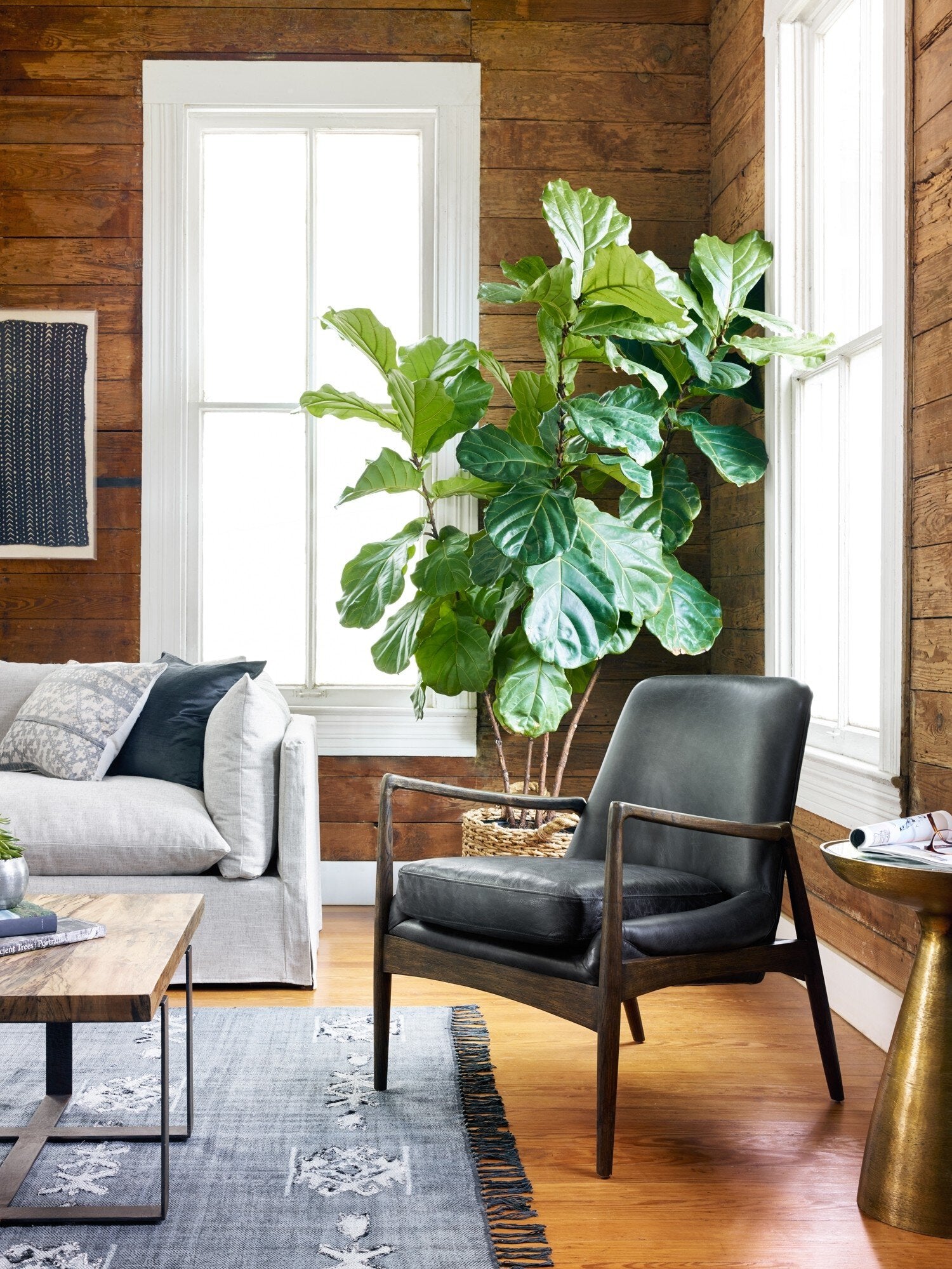 Four Hands Braden Chair — Durango Smoke-Warm Oak