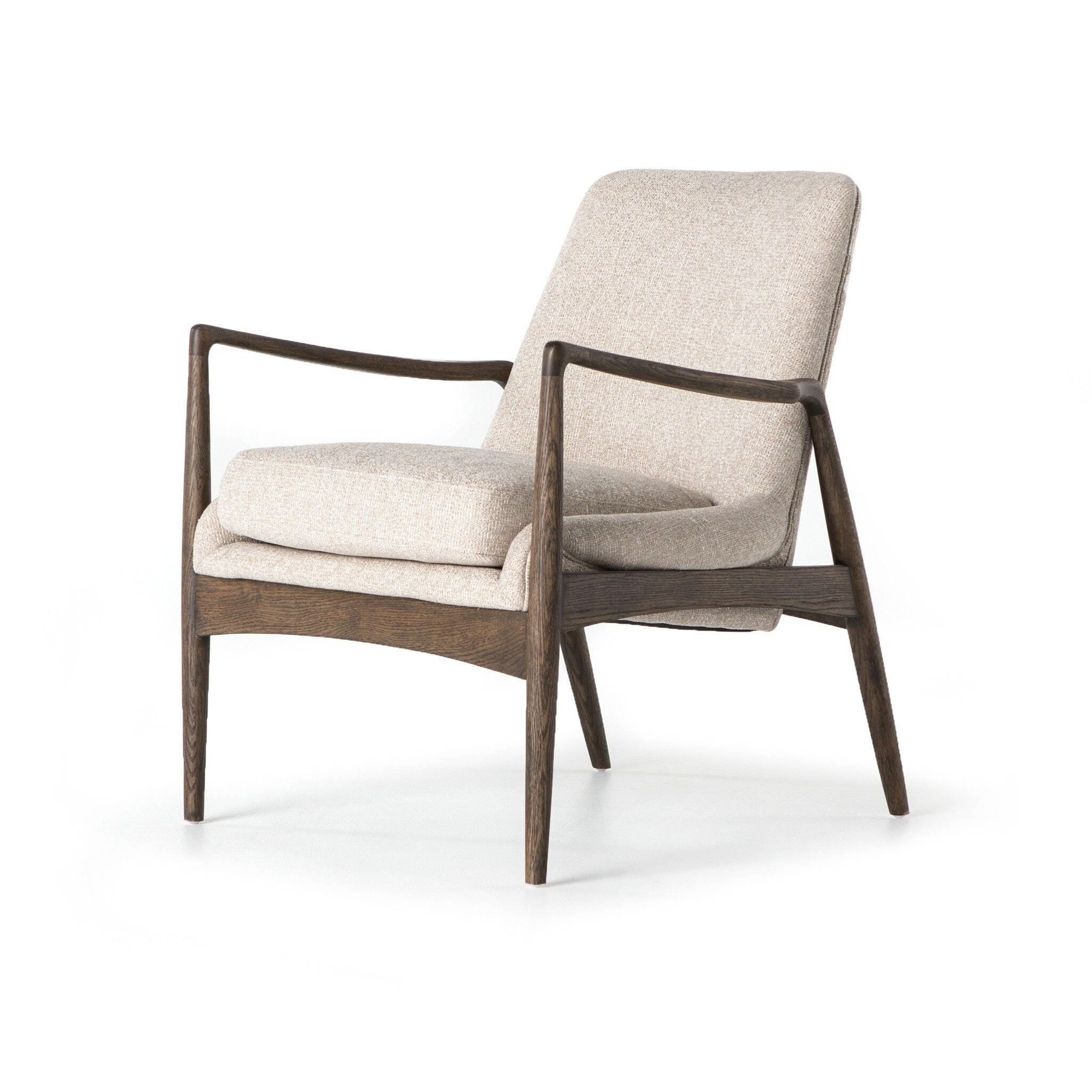 Four Hands Braden Chair — Light Camel-Warm Oak