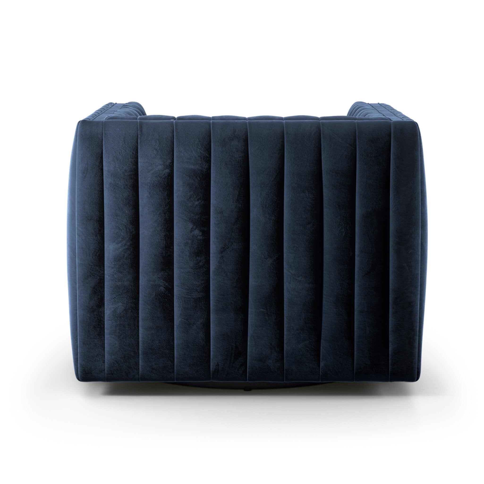 Four Hands Augustine Swivel Chair — Sapphire Navy