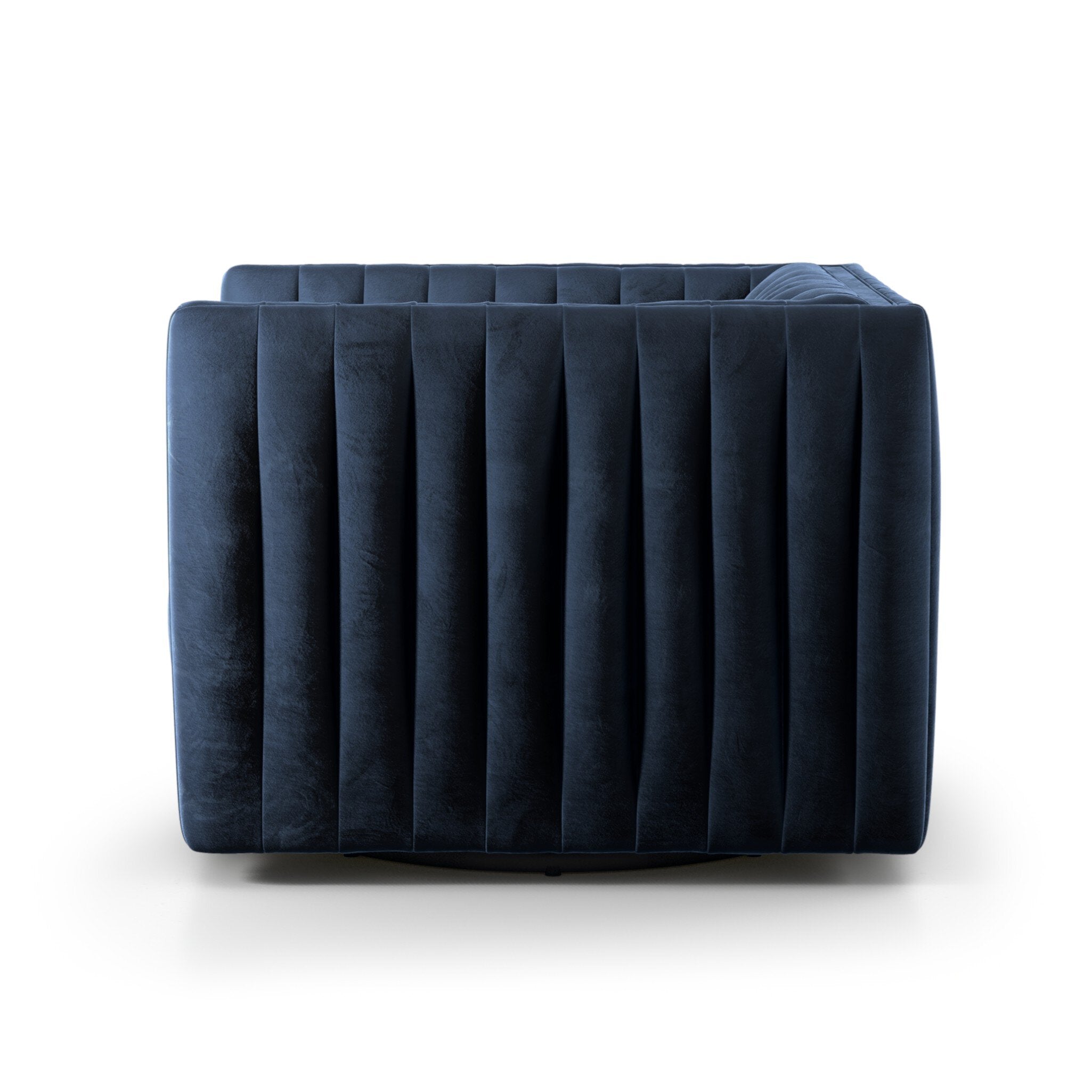 Four Hands Augustine Swivel Chair — Sapphire Navy