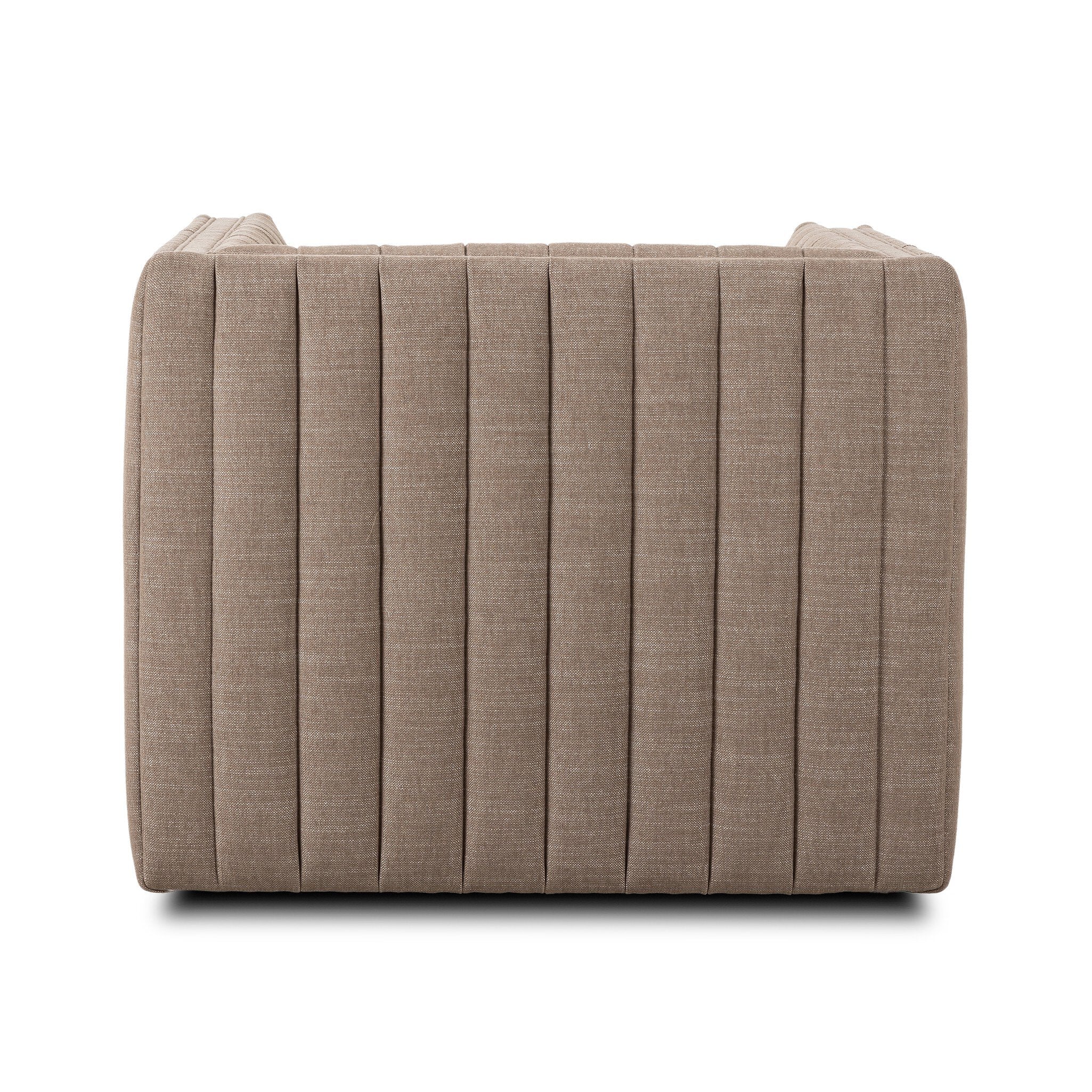 Four Hands Augustine Swivel Chair — Crypton Nomad Taupe