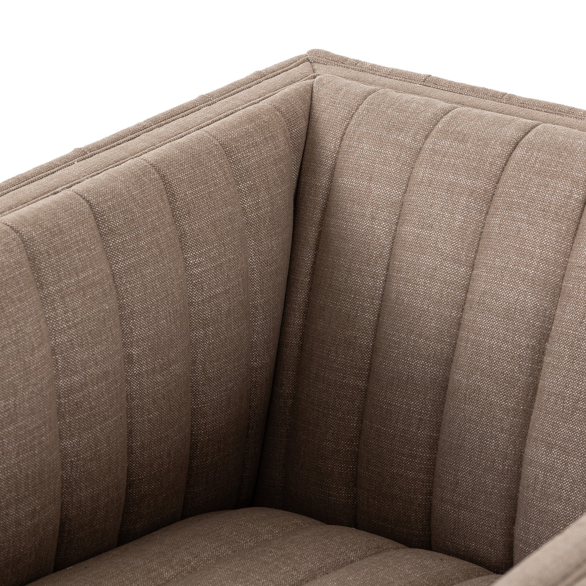 Four Hands Augustine Swivel Chair — Crypton Nomad Taupe