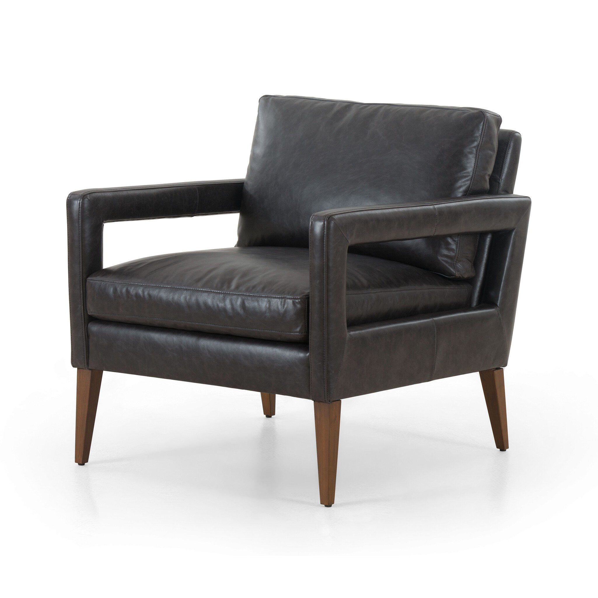Four Hands Olson Chair — Sonoma Black-Pecan