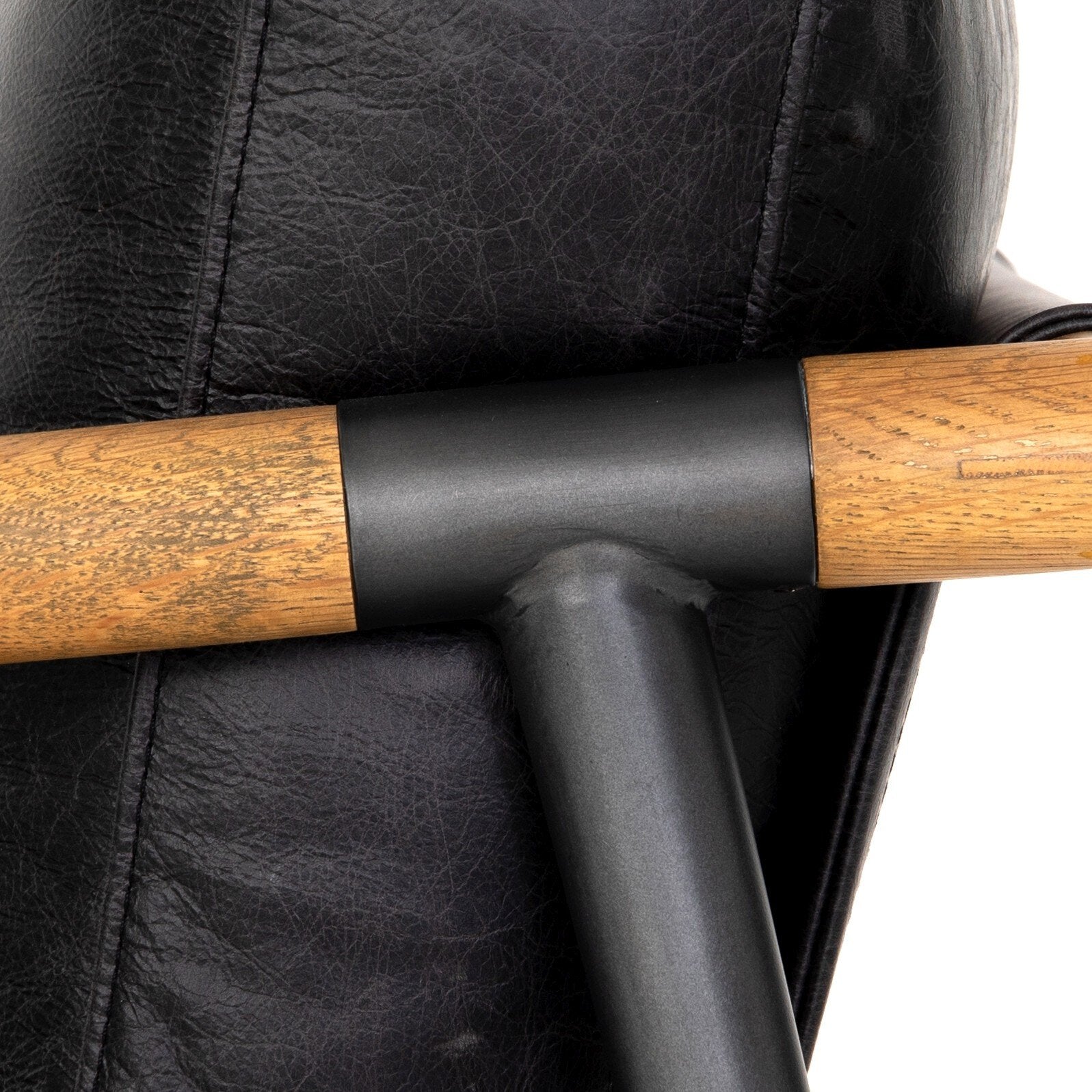 Four Hands Rowen Chair — Sonoma Black-Carbon Black-Toasted Oak