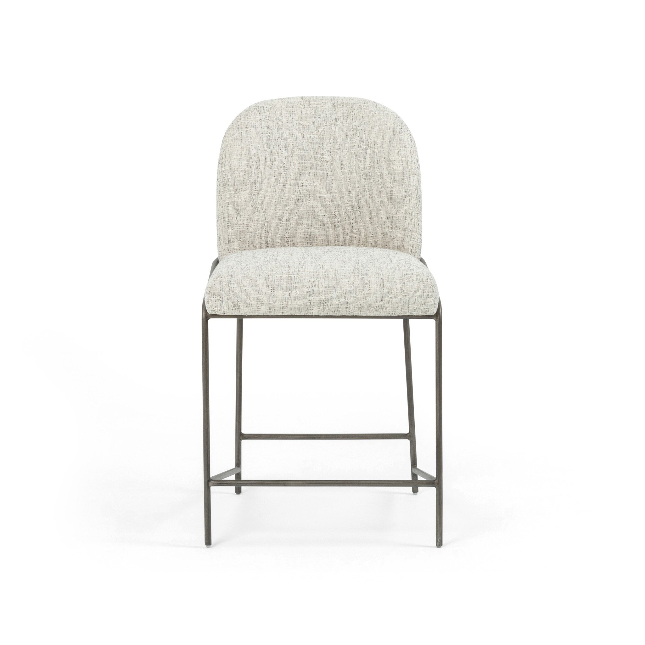 Four Hands Astrud Bar + Counter Stool — Lyon Pewter-Brushed Slate-Counter