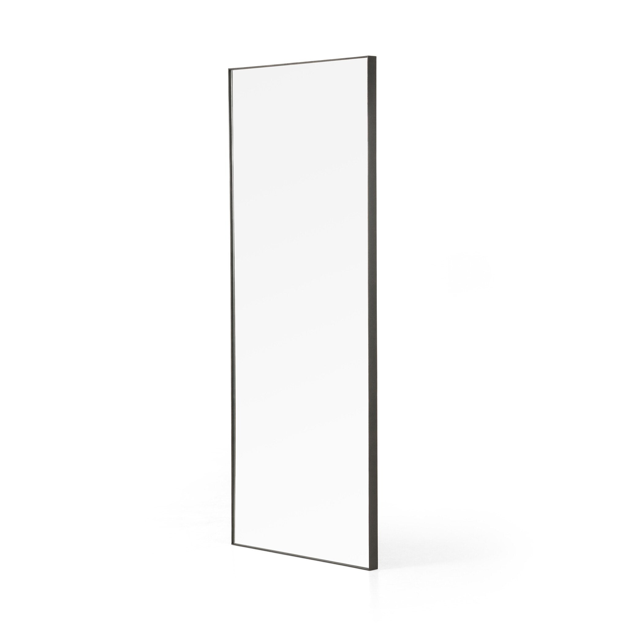Four Hands Bellvue Floor Mirror — Rustic Black