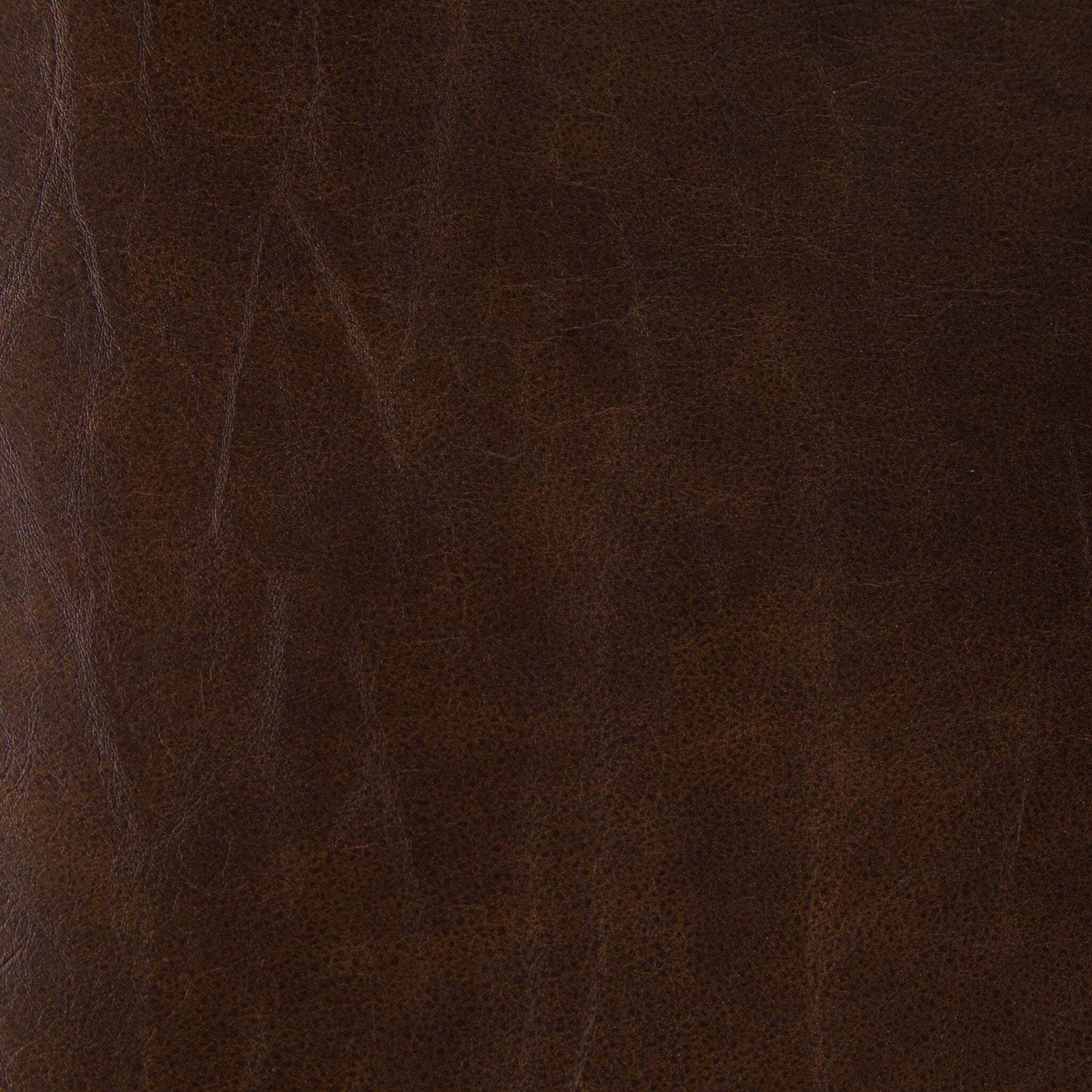 Four Hands Wharton Bar + Counter Stool — Distressed Brown-Waxed Black-Bar