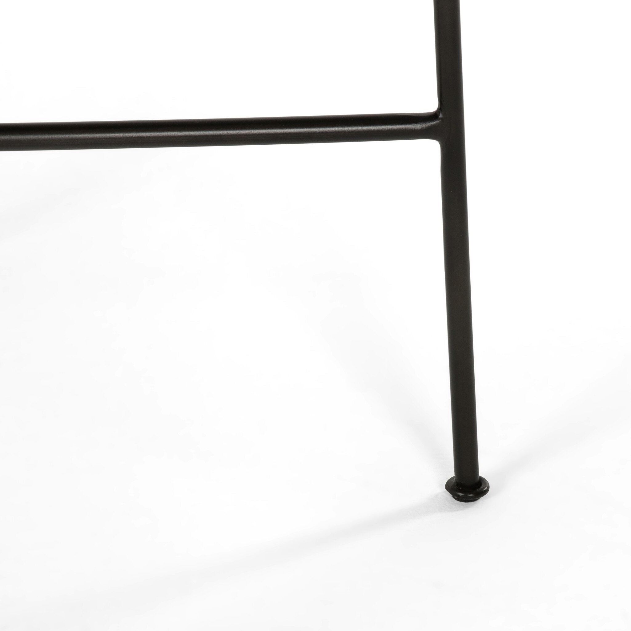Four Hands Wharton Bar + Counter Stool — Distressed Black-Waxed Black-Bar