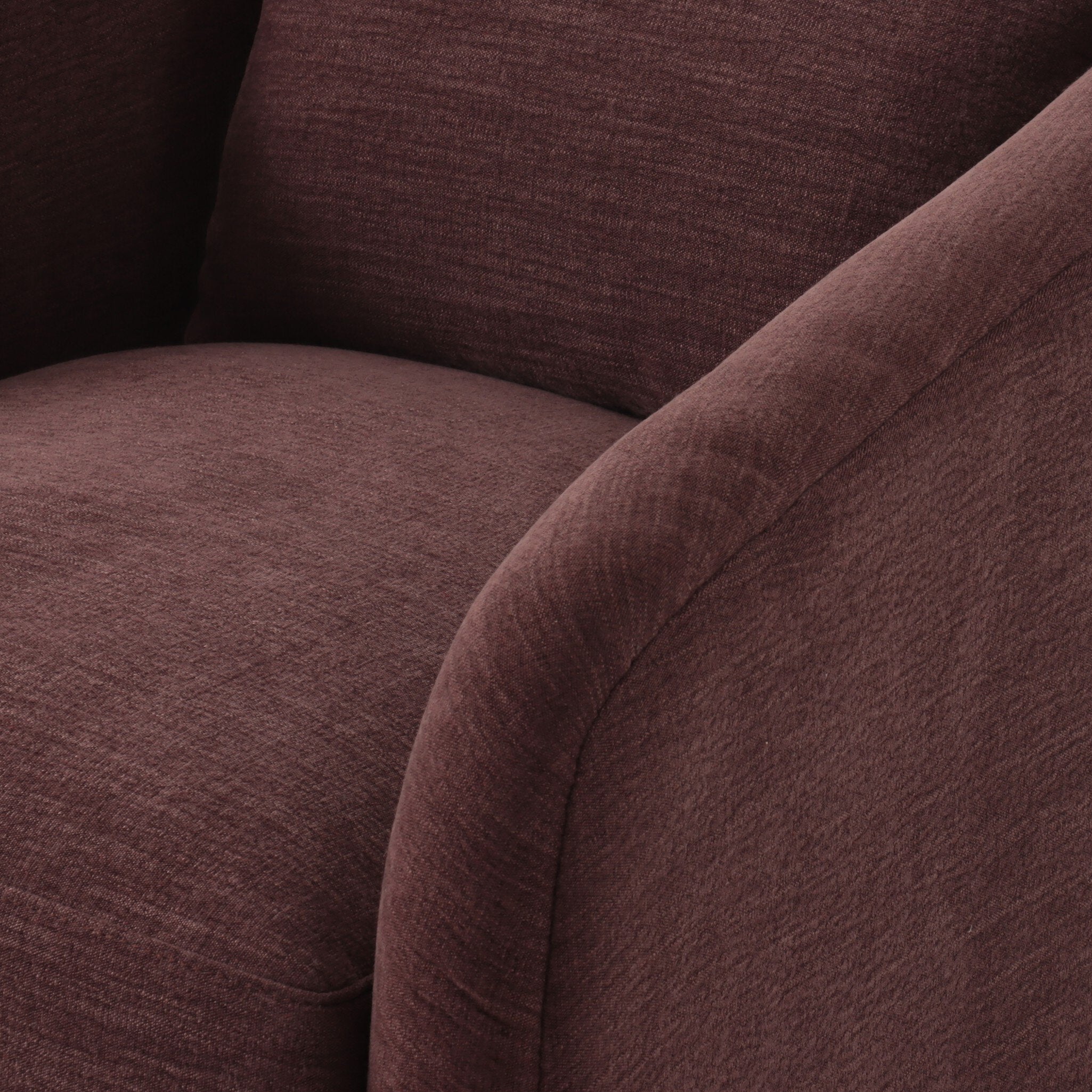 Four Hands Topanga Swivel Chair — Laughlin Plum