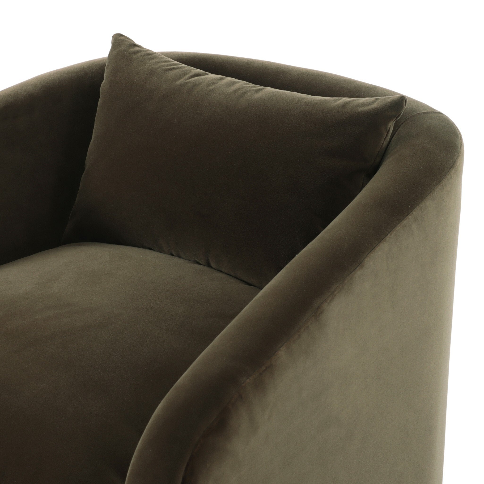 Four Hands Topanga Swivel Chair — Surrey Olive