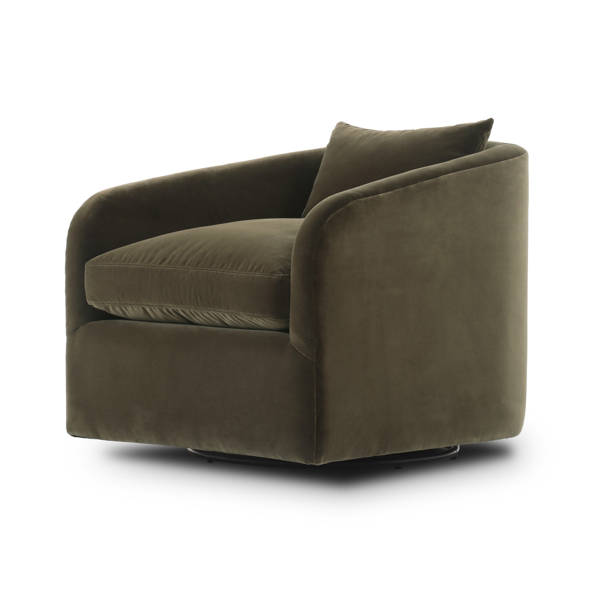 Four Hands Topanga Swivel Chair — Surrey Olive