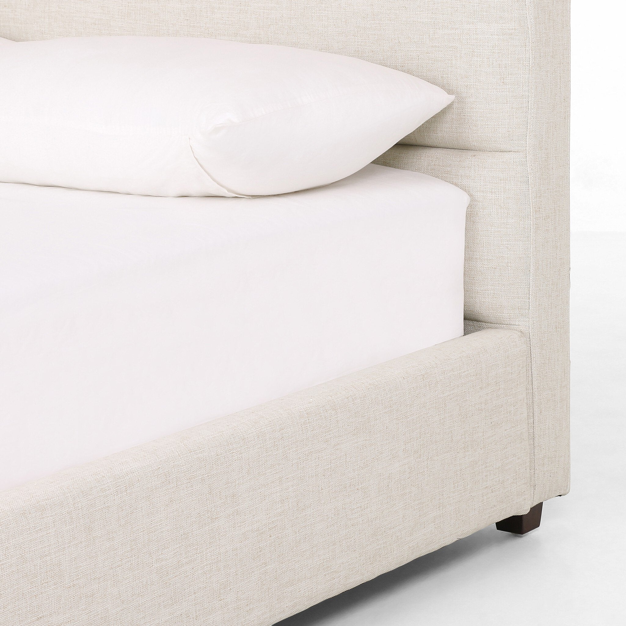 Four Hands Daphne Bed — Cambric Ivory-Almond-Queen