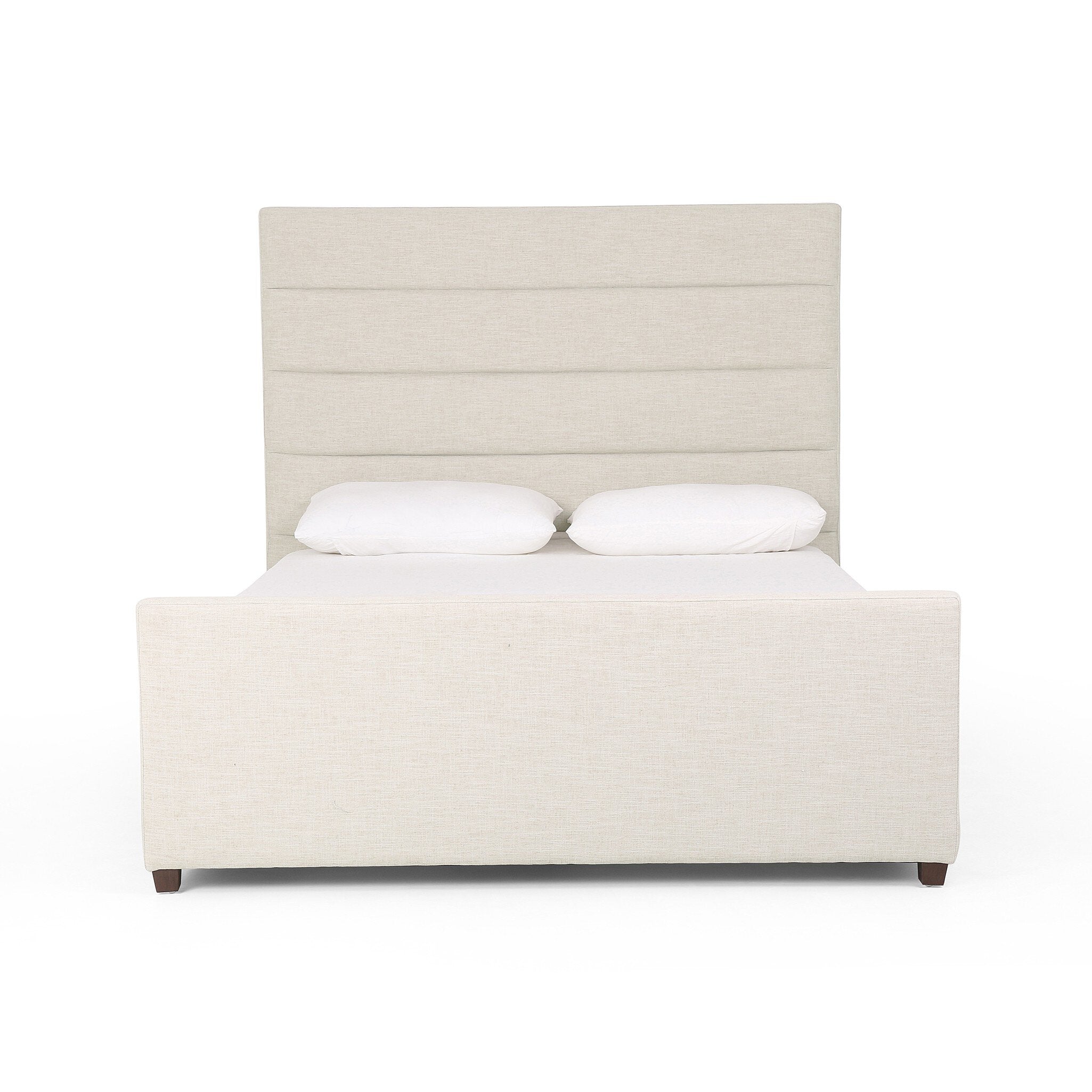 Four Hands Daphne Bed — Cambric Ivory-Almond-Queen