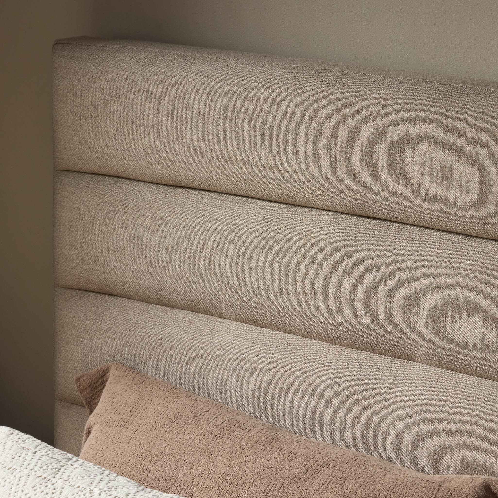 Four Hands Daphne Bed — Alcala Taupe-Almond-Queen