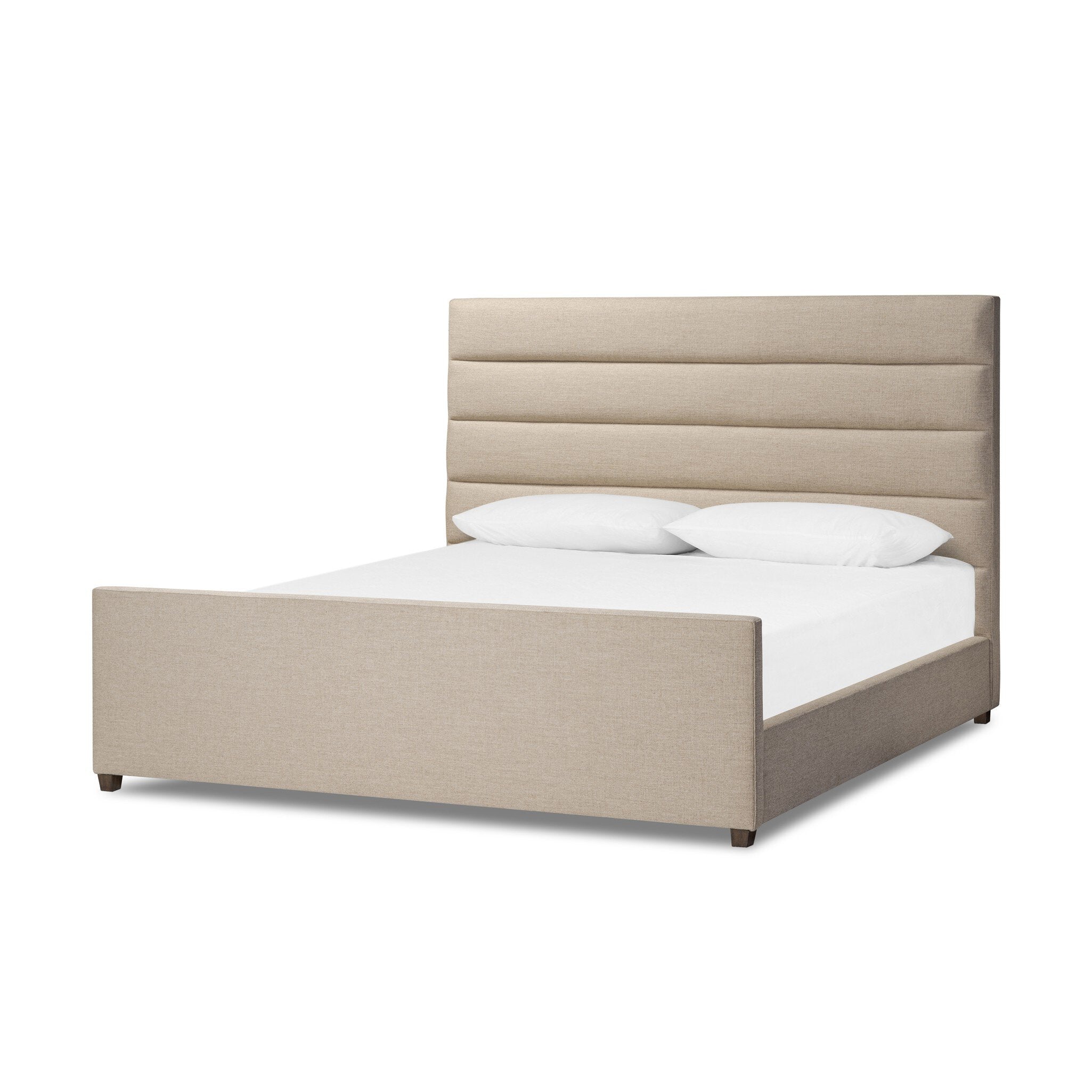 Four Hands Daphne Bed — Alcala Taupe-Almond-Queen
