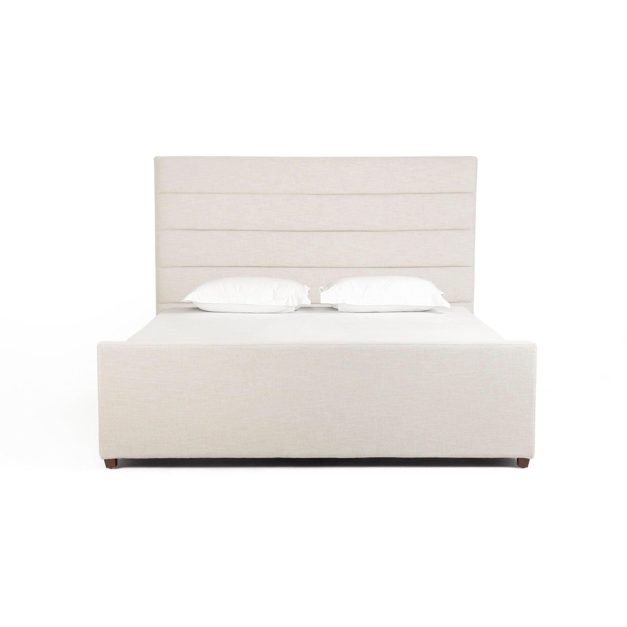 Four Hands Daphne Bed — Cambric Ivory-Almond-Cal King
