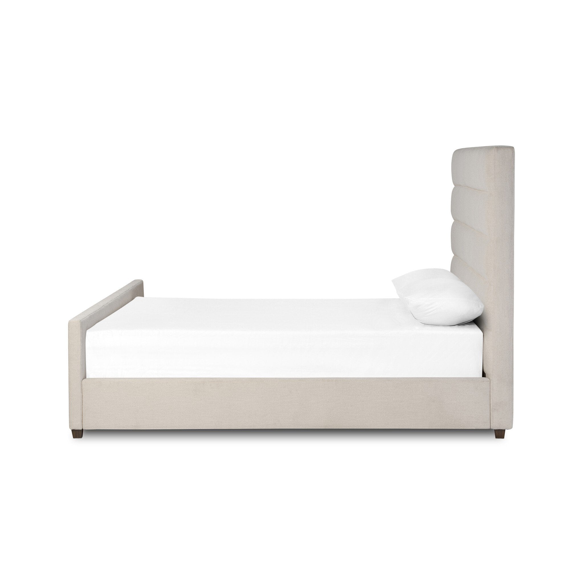 Four Hands Daphne Bed — Crypton Wayfarer Snow-Almond-Queen