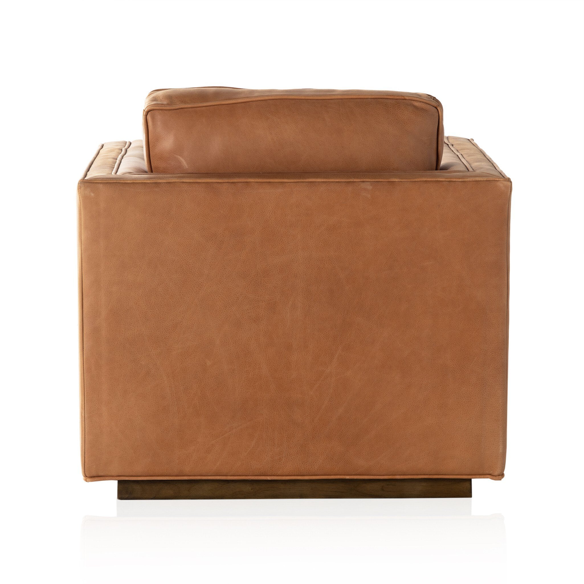 Four Hands Kiera Swivel Chair — Palermo Cognac-Weathered Sepia
