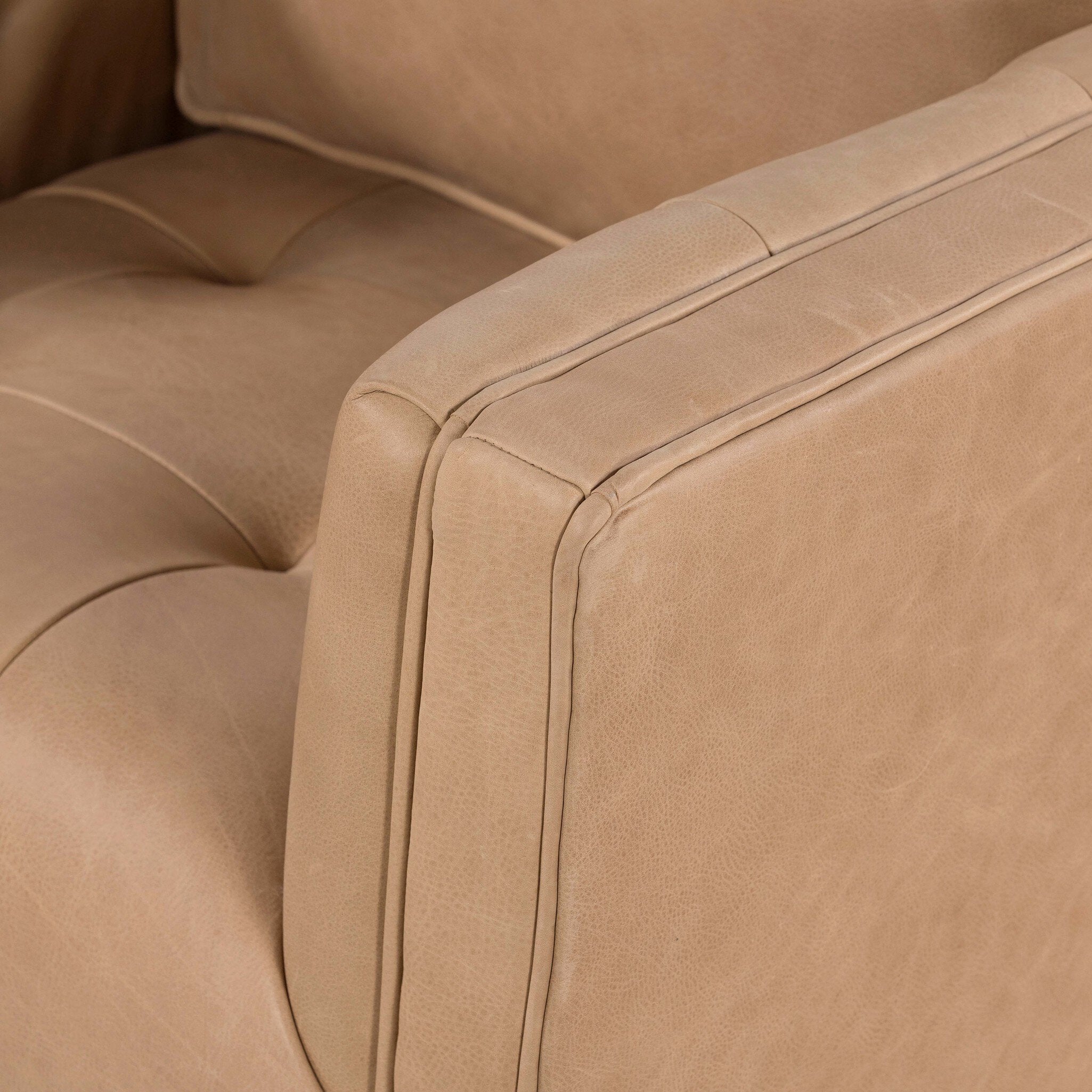 Four Hands Kiera Swivel Chair — Palermo Nude-Whitewash