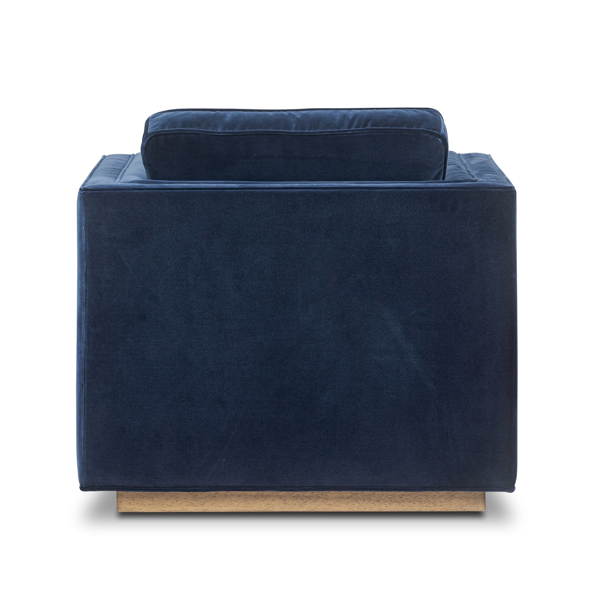 Four Hands Kiera Swivel Chair — Surrey Midnight-Weathered Sepia