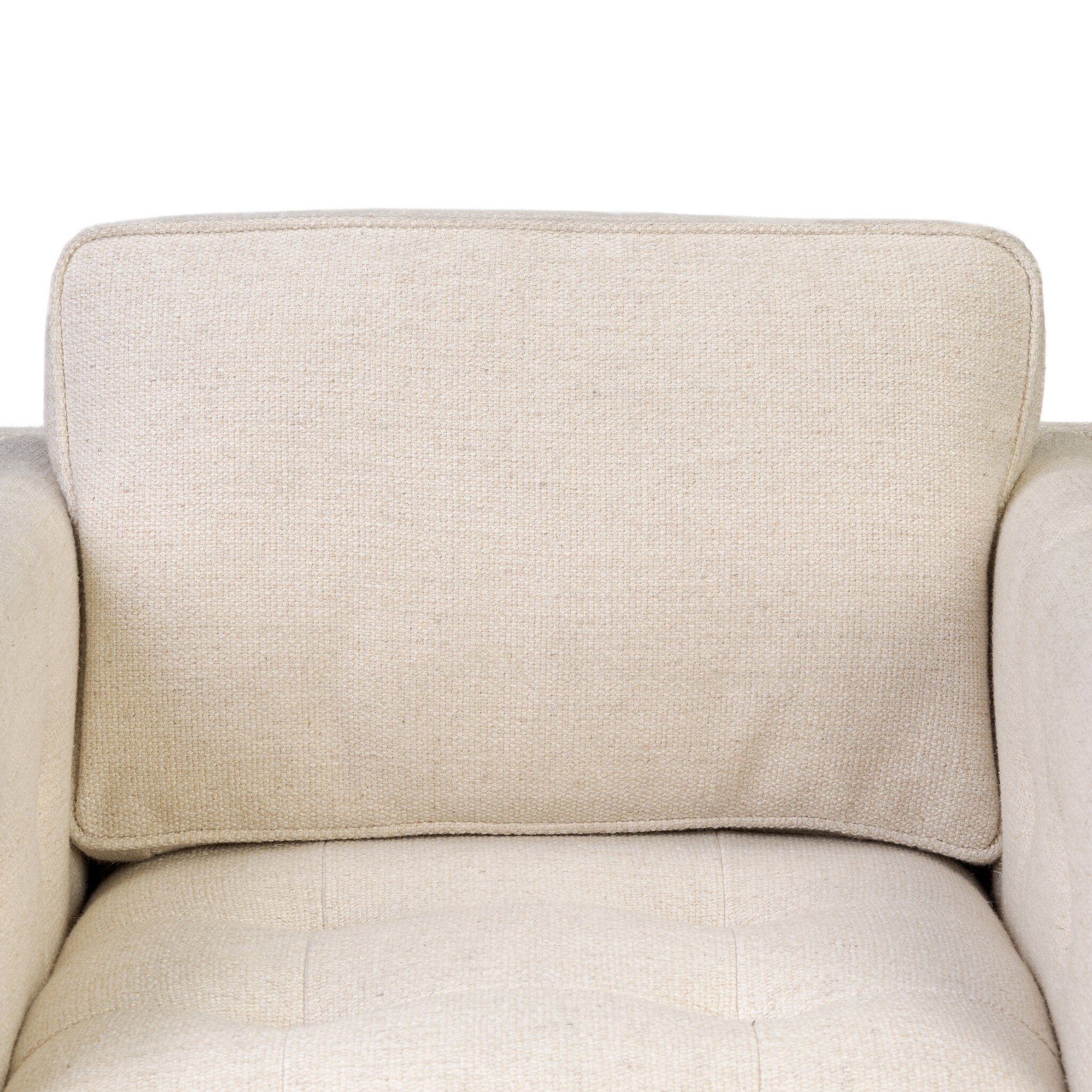 Four Hands Kiera Swivel Chair — Thames Cream-Amber Oak