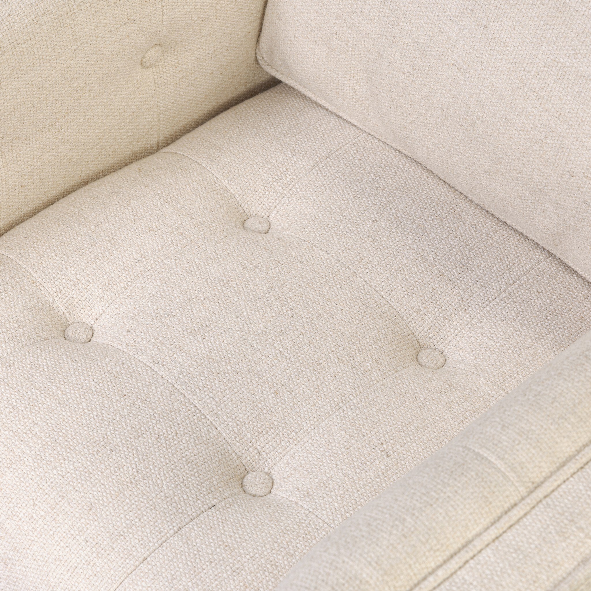 Four Hands Kiera Swivel Chair — Thames Cream-Amber Oak