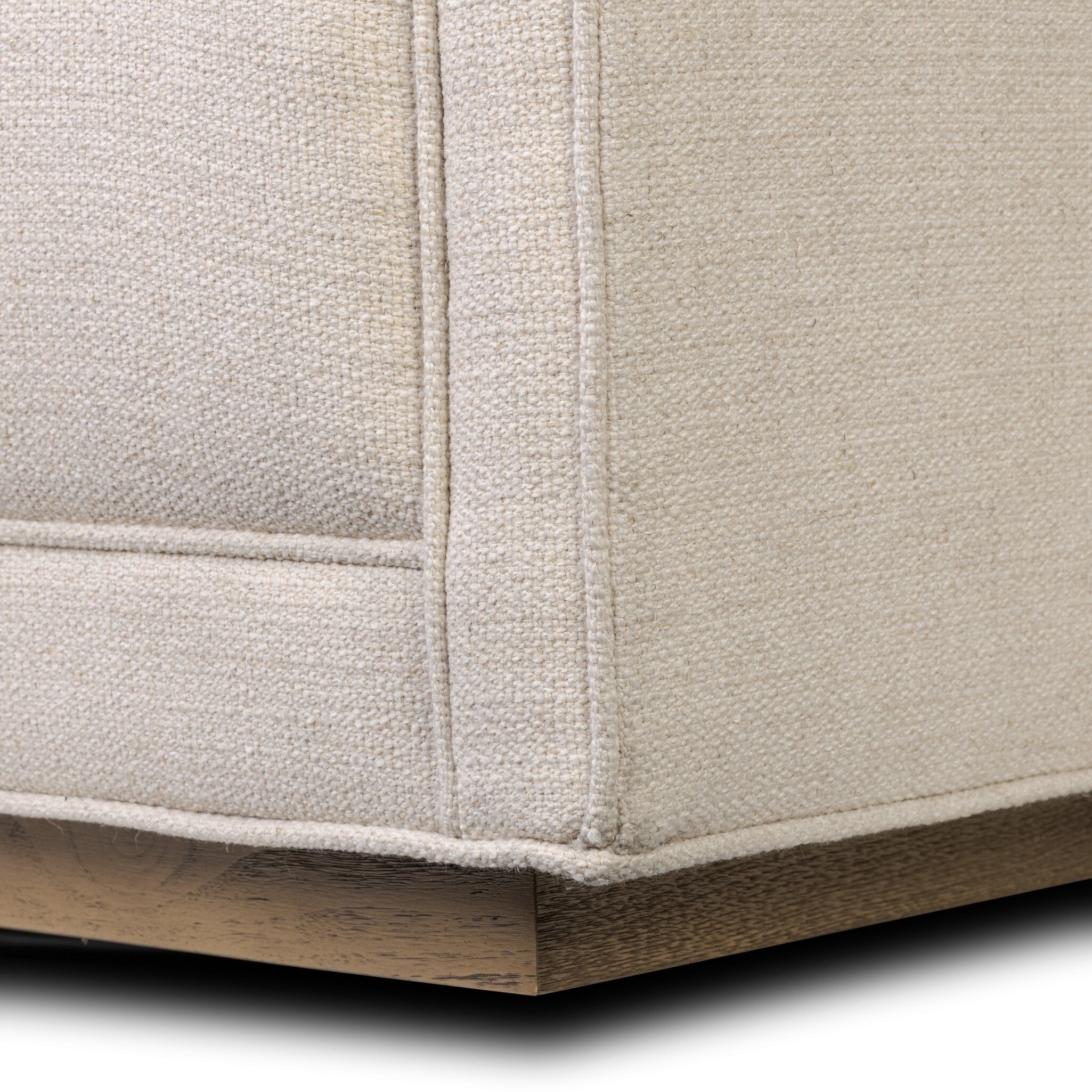 Four Hands Kiera Swivel Chair — Thames Cream-Amber Oak