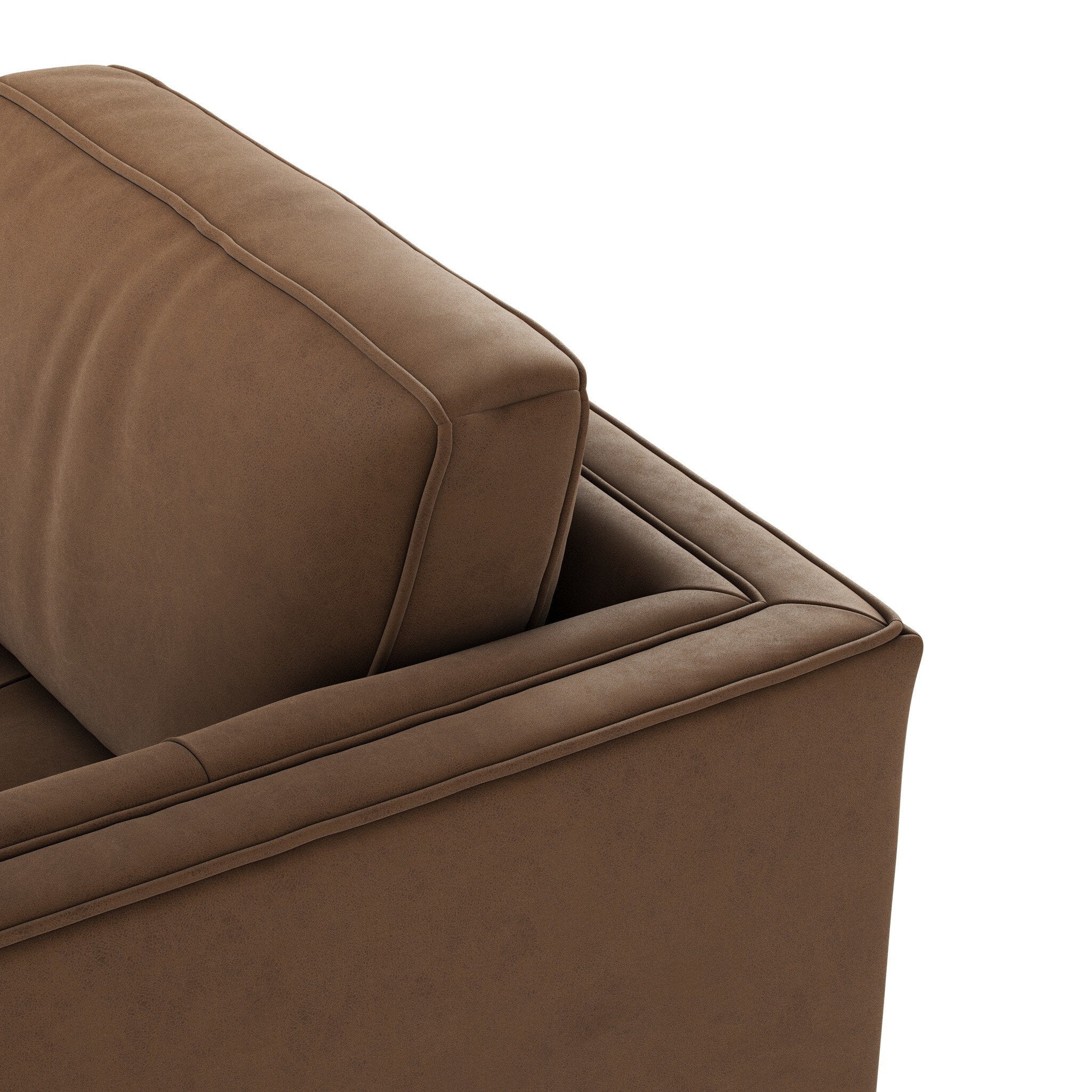 Four Hands Kiera Swivel Chair — Maestro Cigar-Weathered Sepia